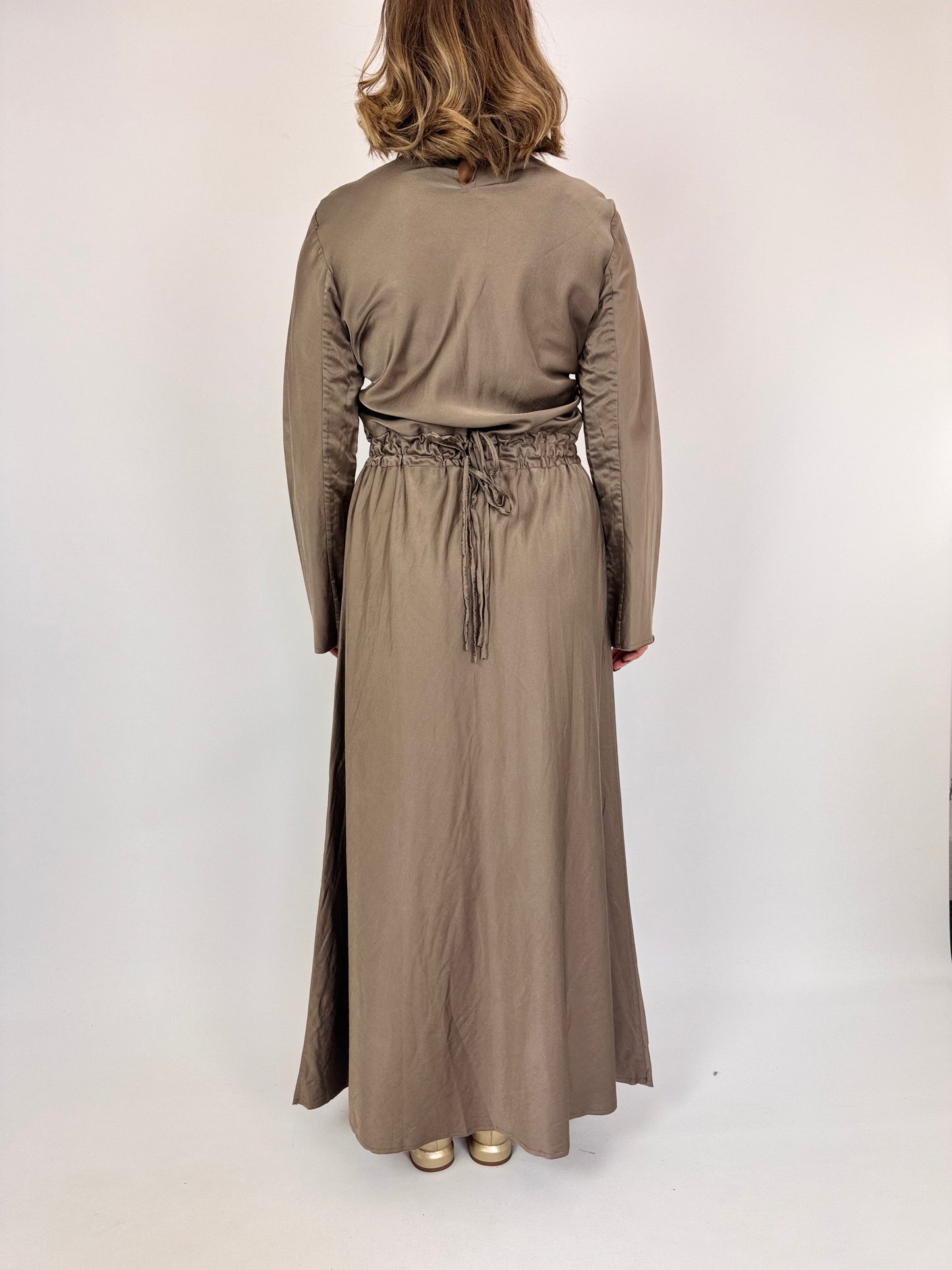 Sula Bias Cut Dress Fossil