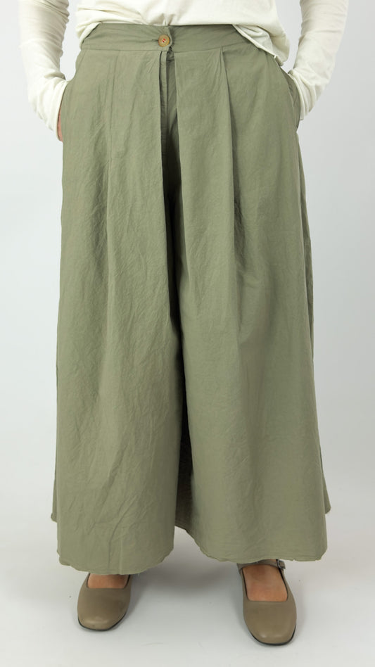 Hannoh Wessel Paisley Skirt / Trousers Khaki