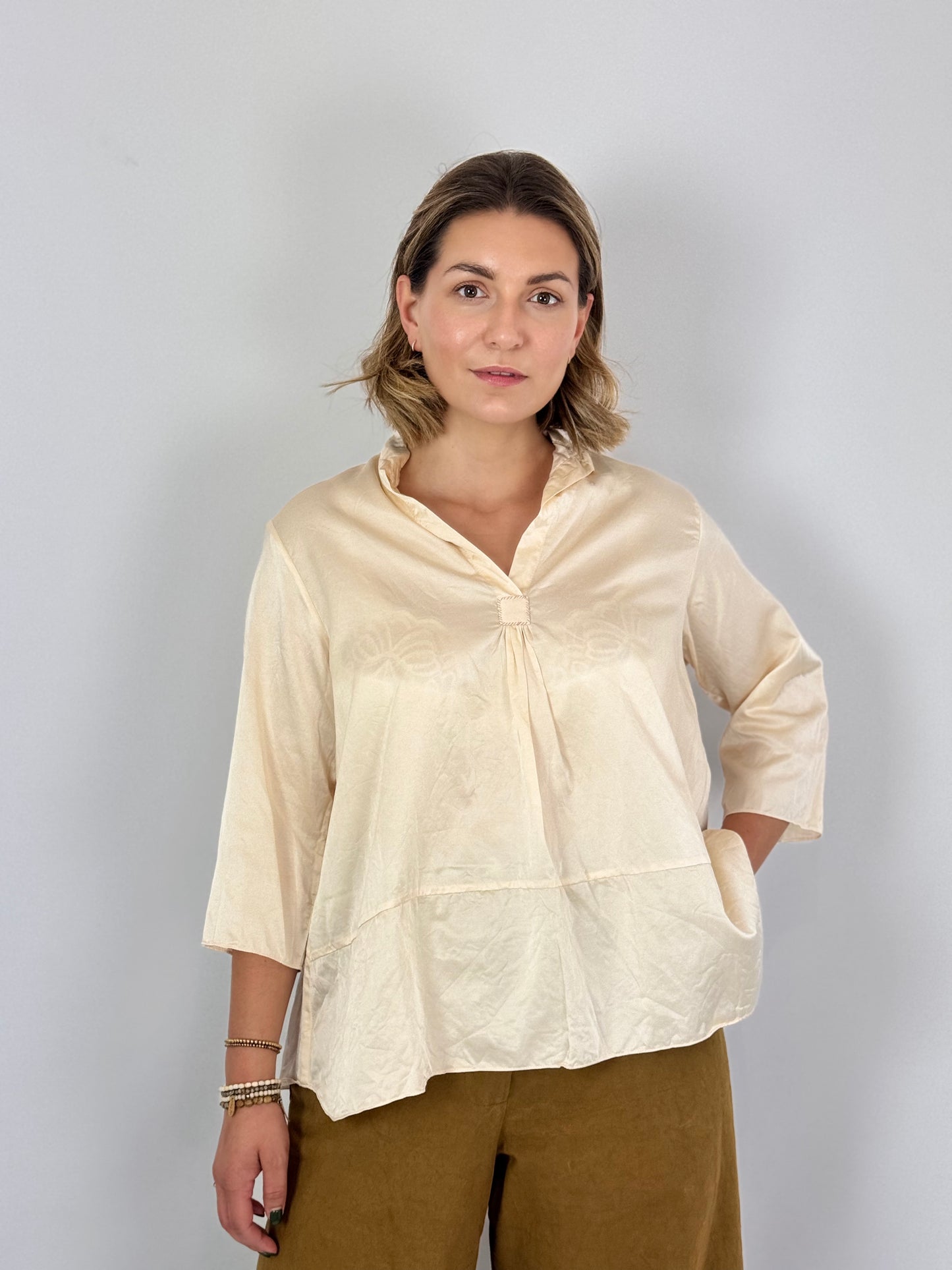 Sula Sunny Shirt Eggnog