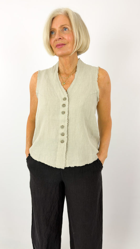 Aequamente 119 Waistcoat Sand