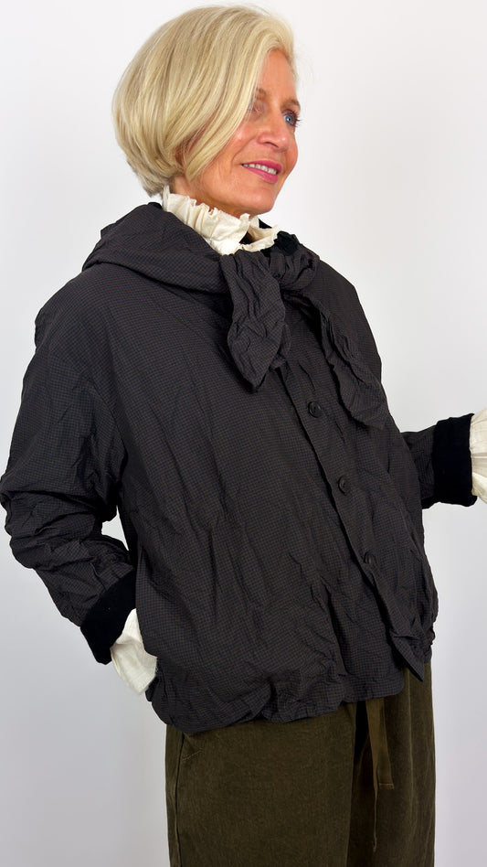 Pas De Calais 3476 Reversible Jacket Brown