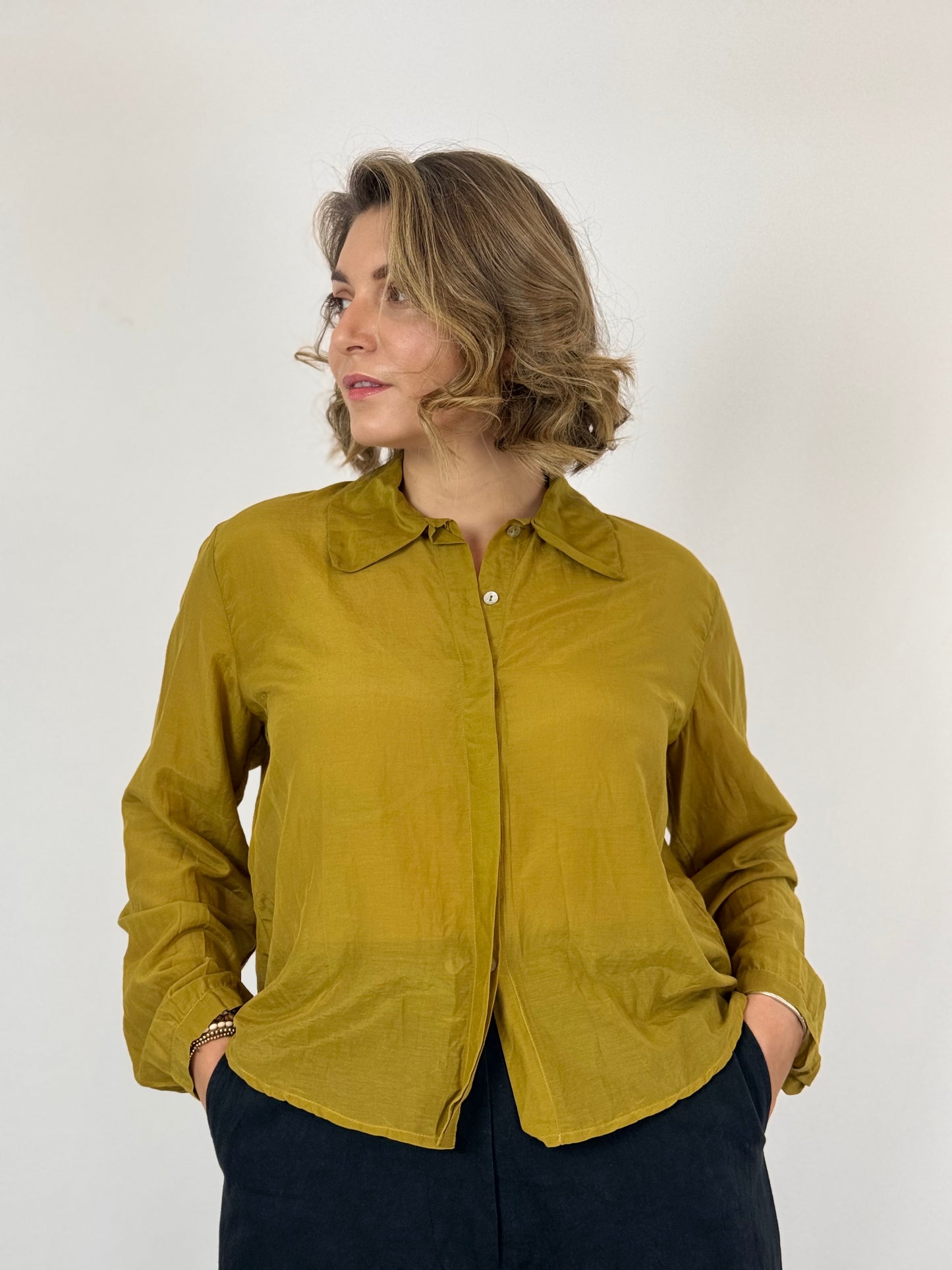 Sula Secret Button Shirt Tobacco