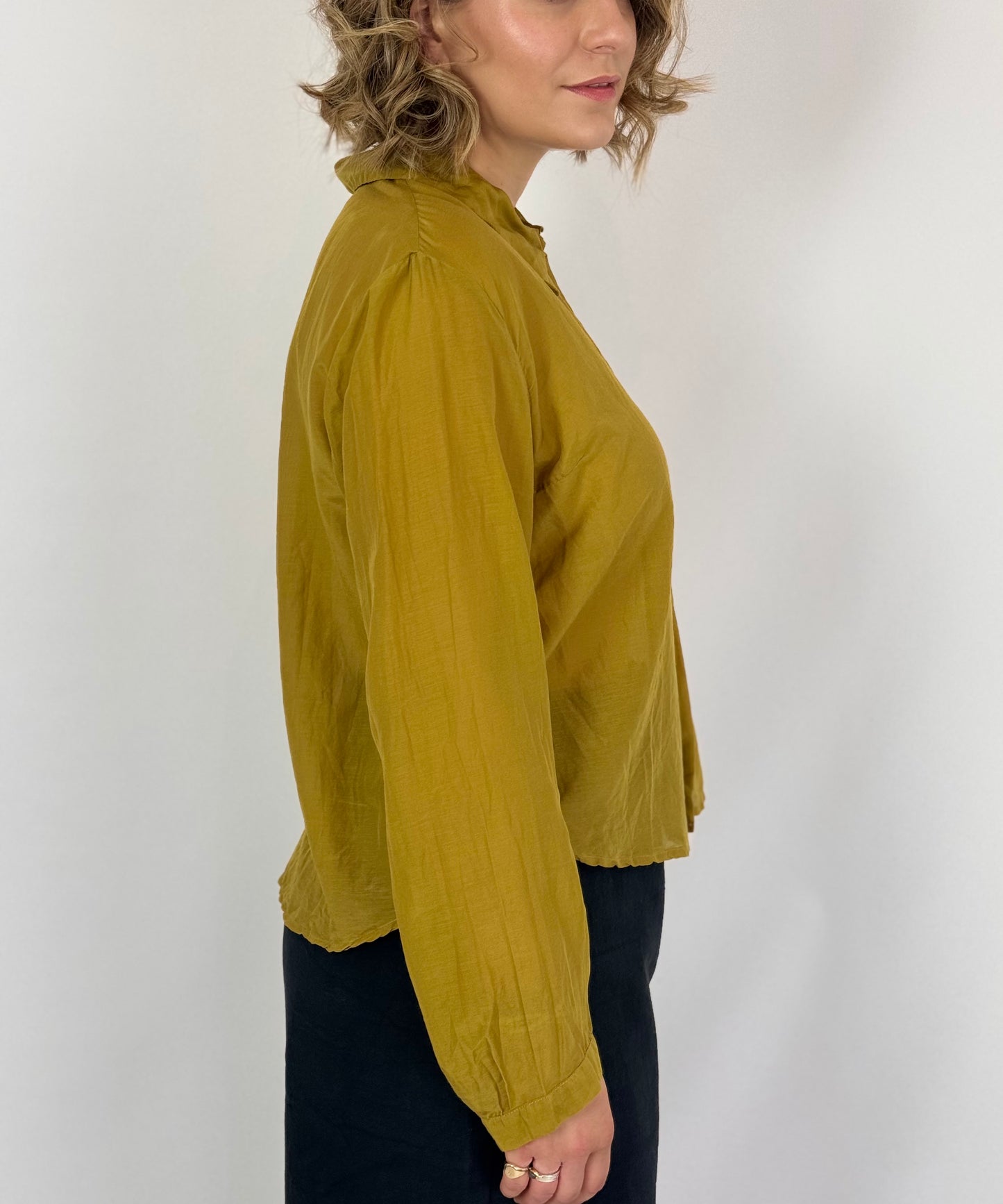 Sula Secret Button Shirt Tobacco