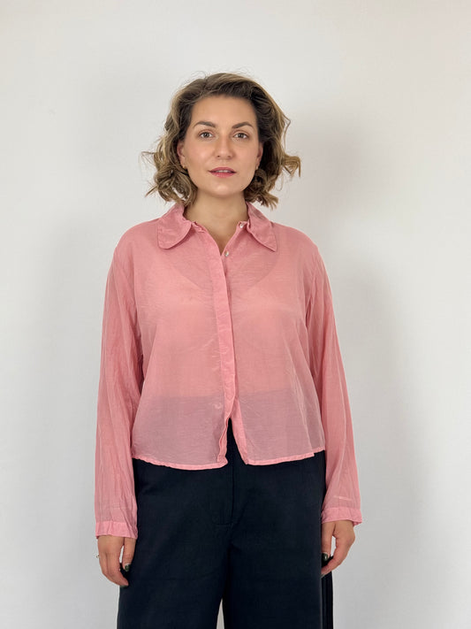 Sula Secret Button Shirt Rose Tan