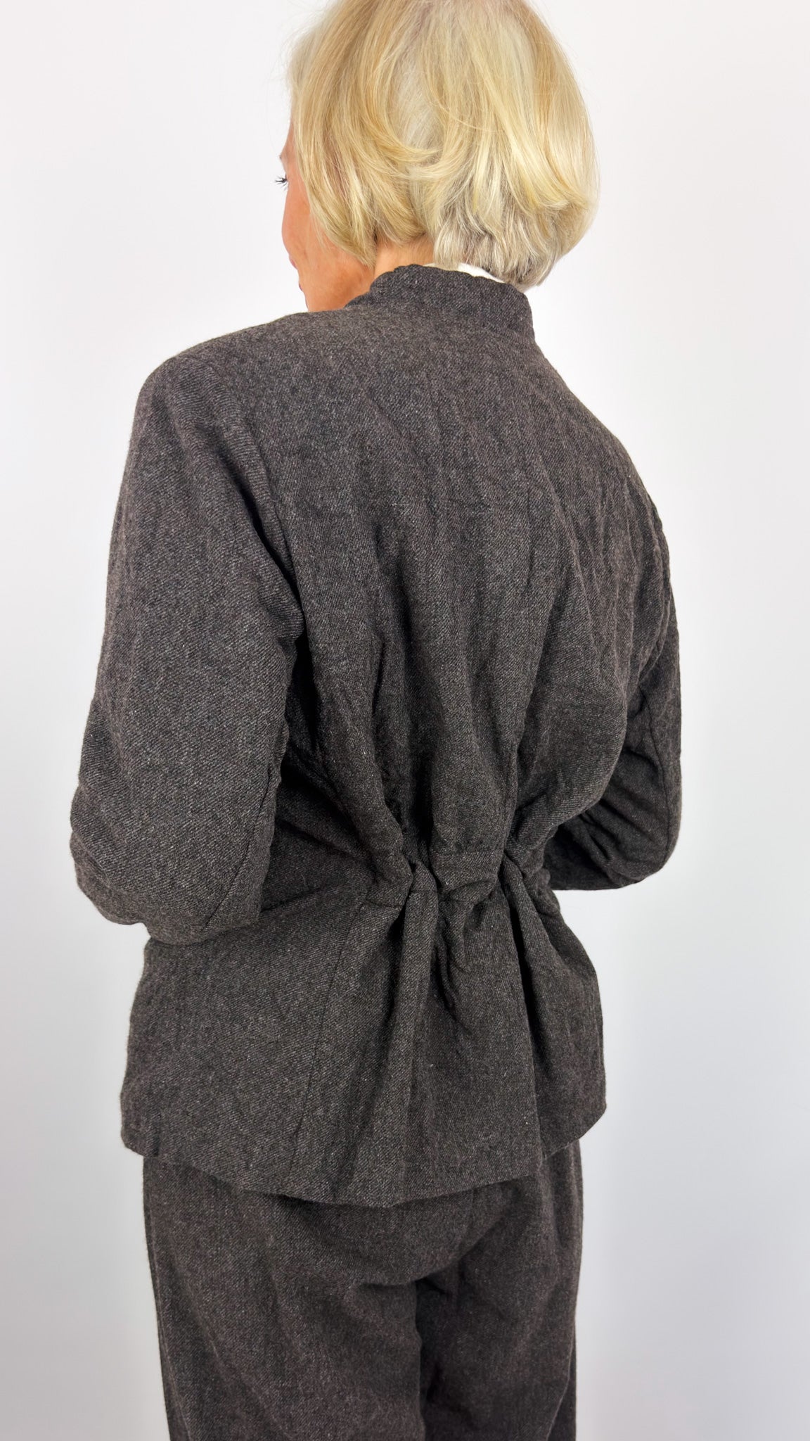 Pas De Calais 3473 Tailored Jacket Brown