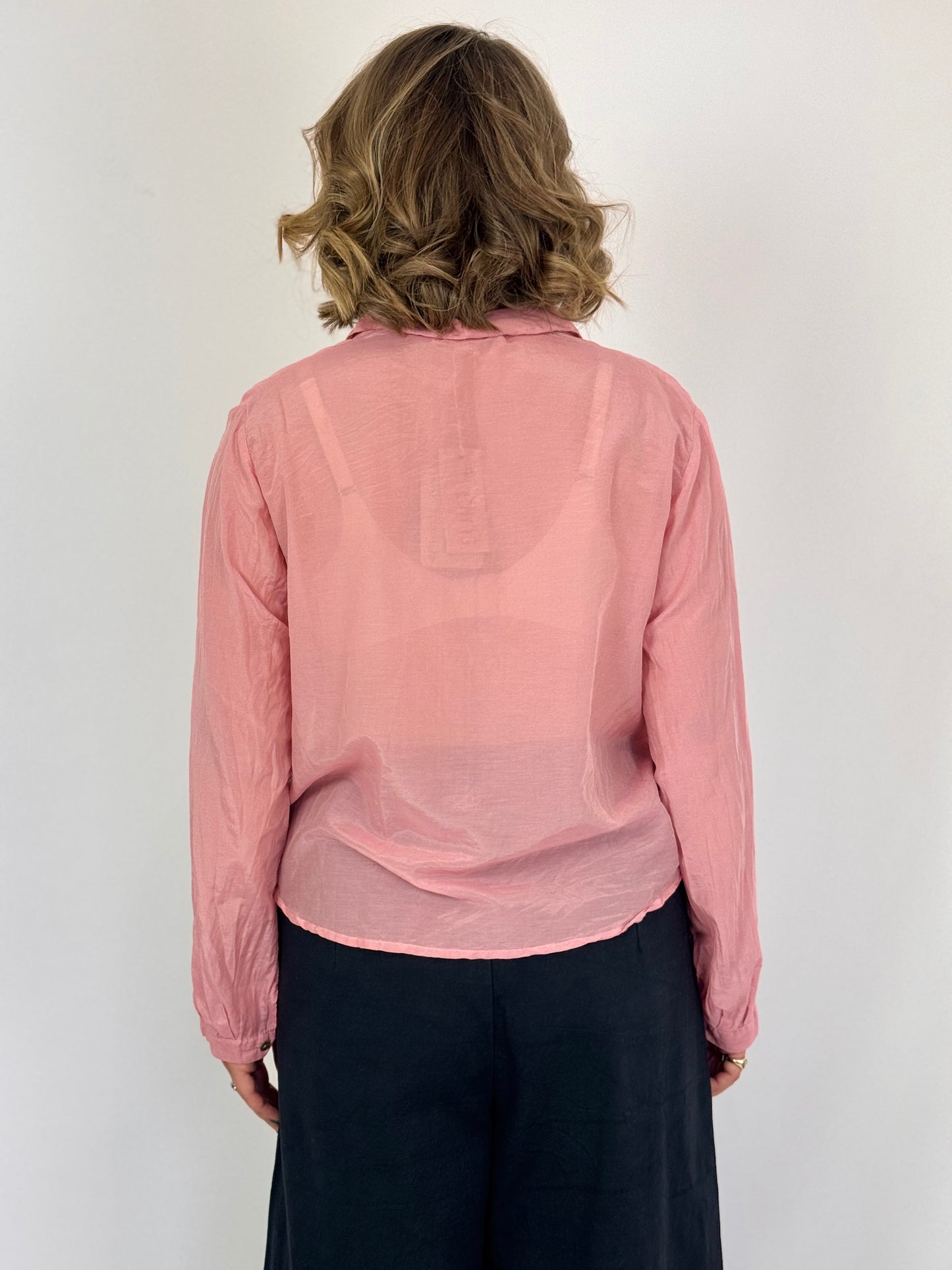 Sula Secret Button Shirt Rose Tan