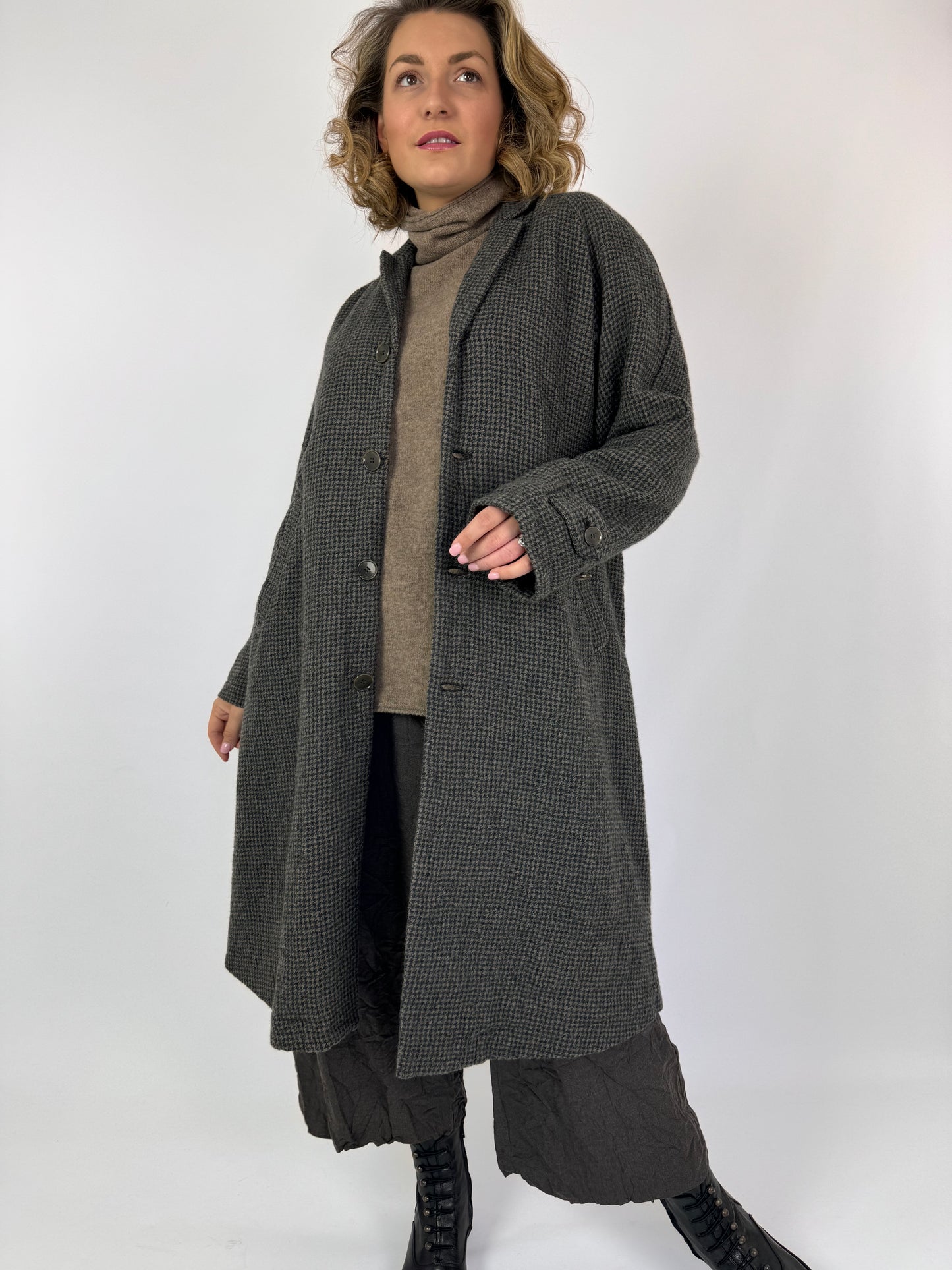 Pas De Calais 9282 Coat Beige