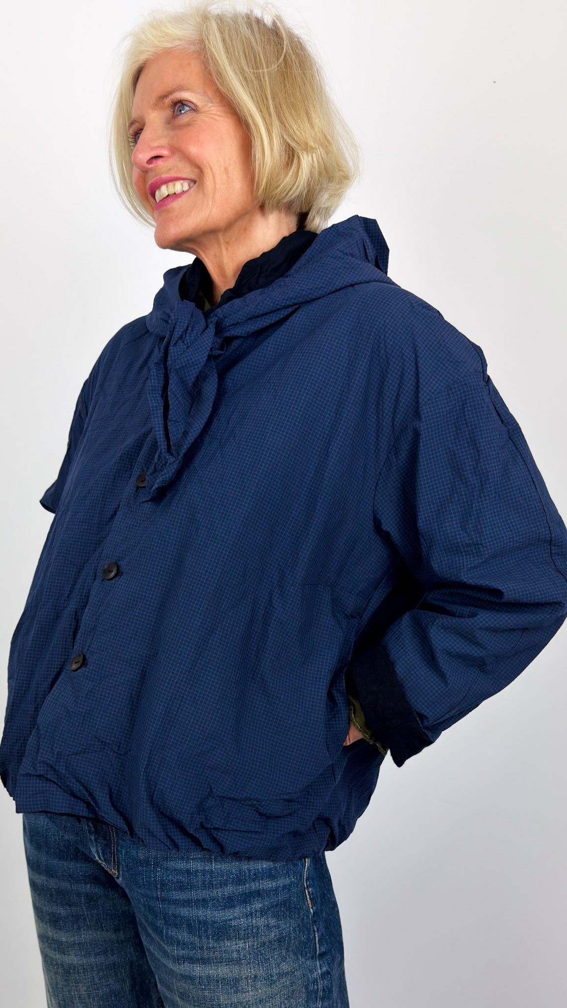 Pas De Calais 3476 Reversible Jacket Navy