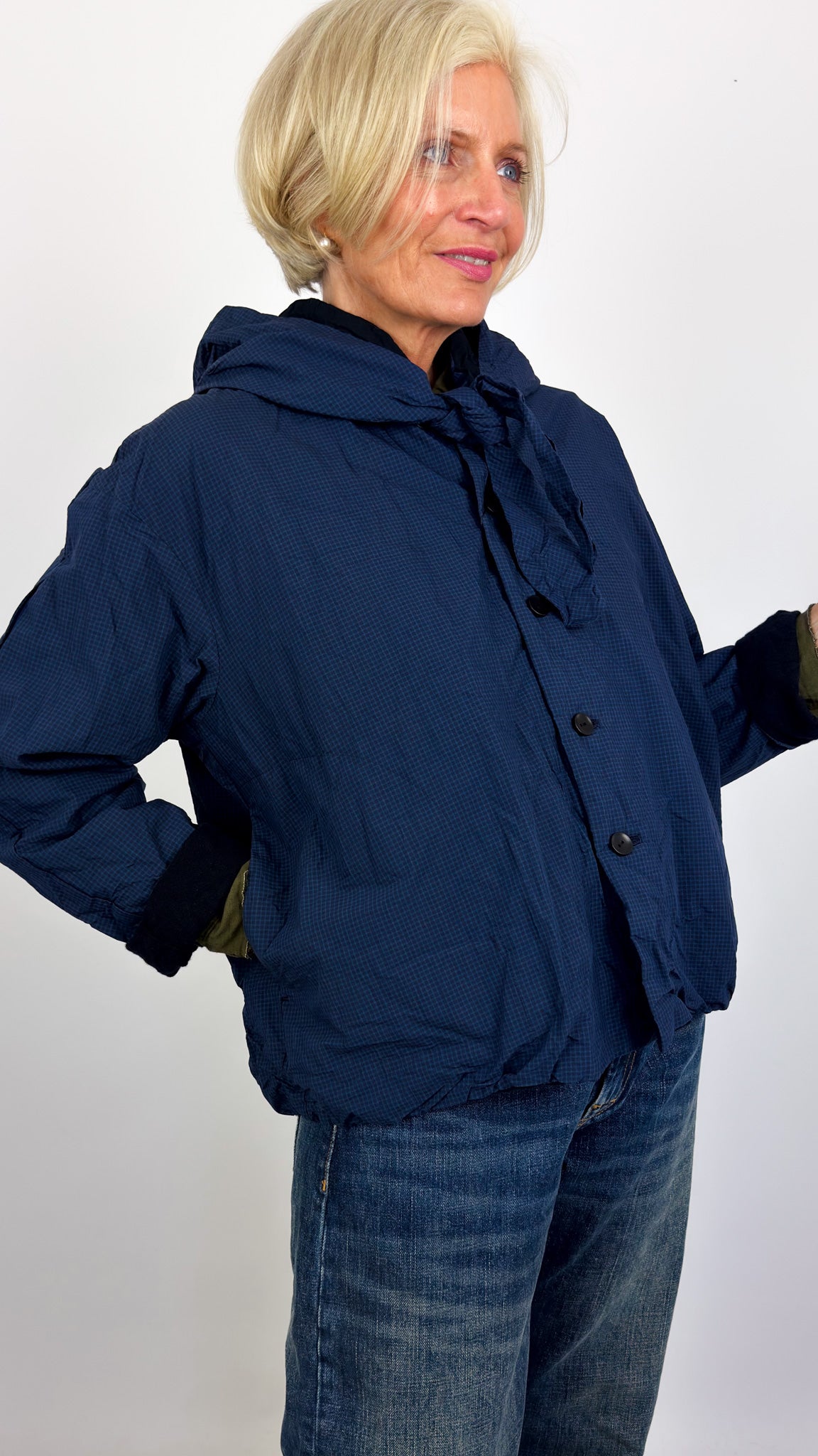 Pas De Calais 3476 Reversible Jacket Navy