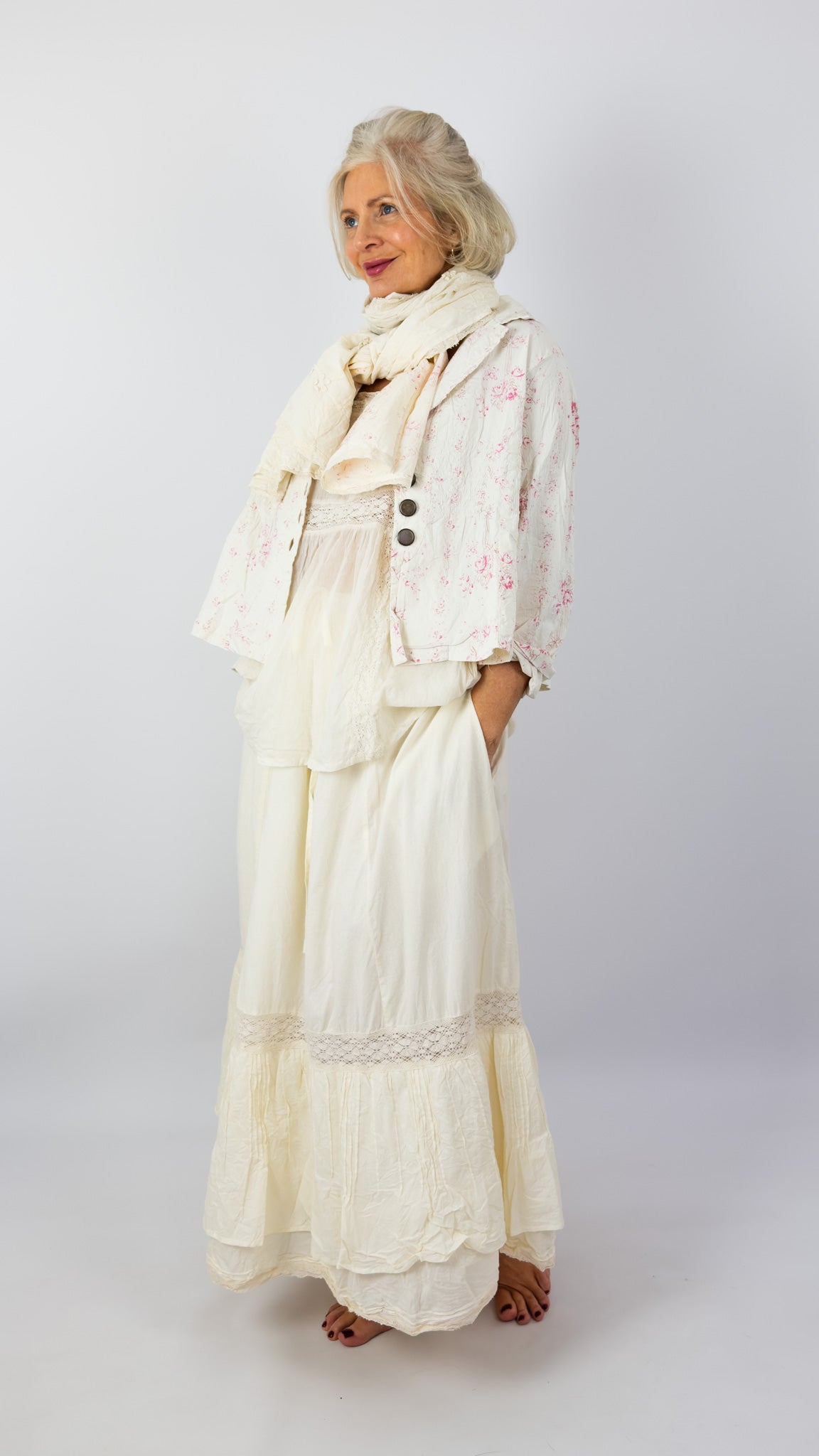 Les Ours Chika Skirt Ecru