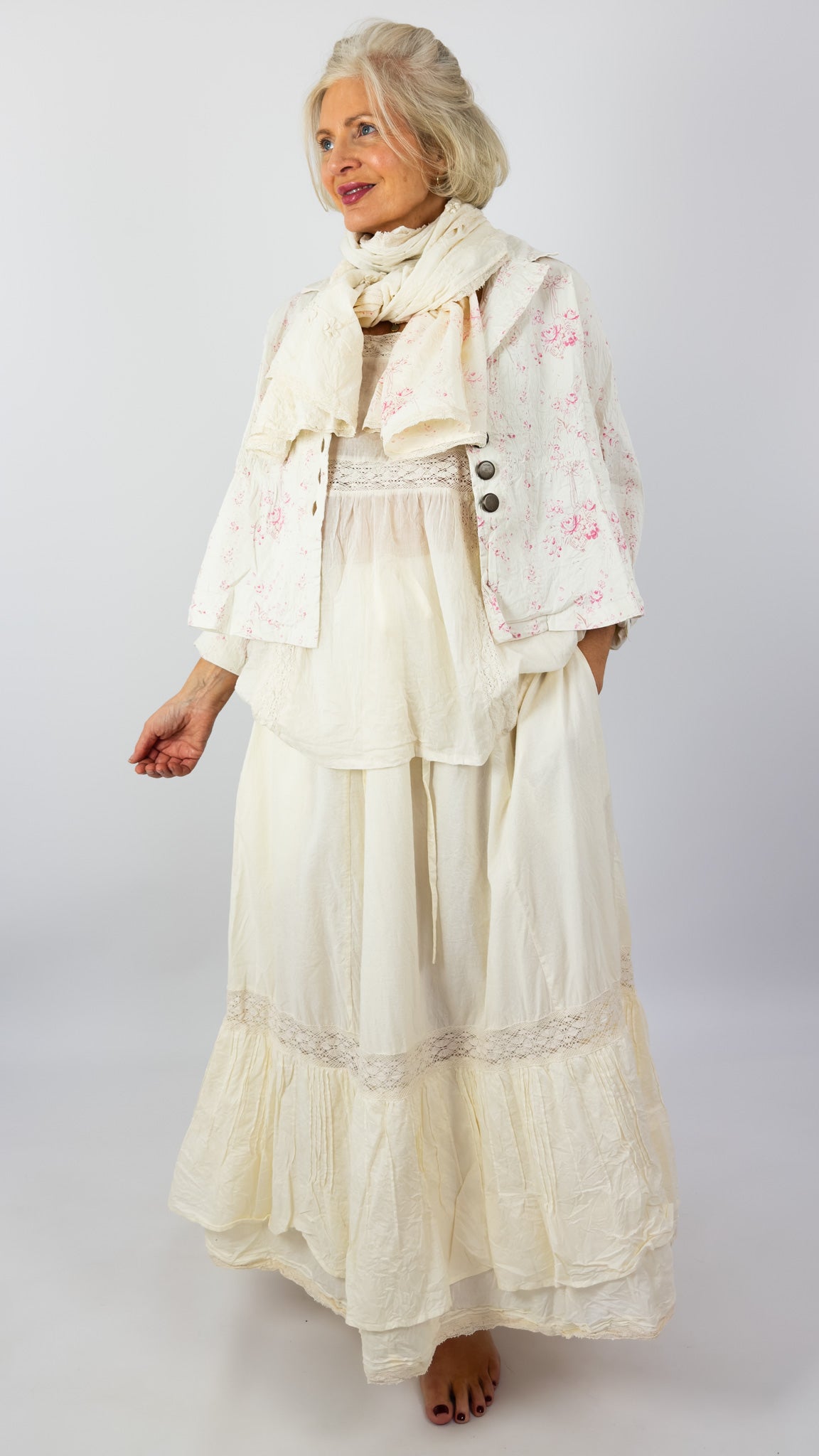 Les Ours Chika Skirt Ecru