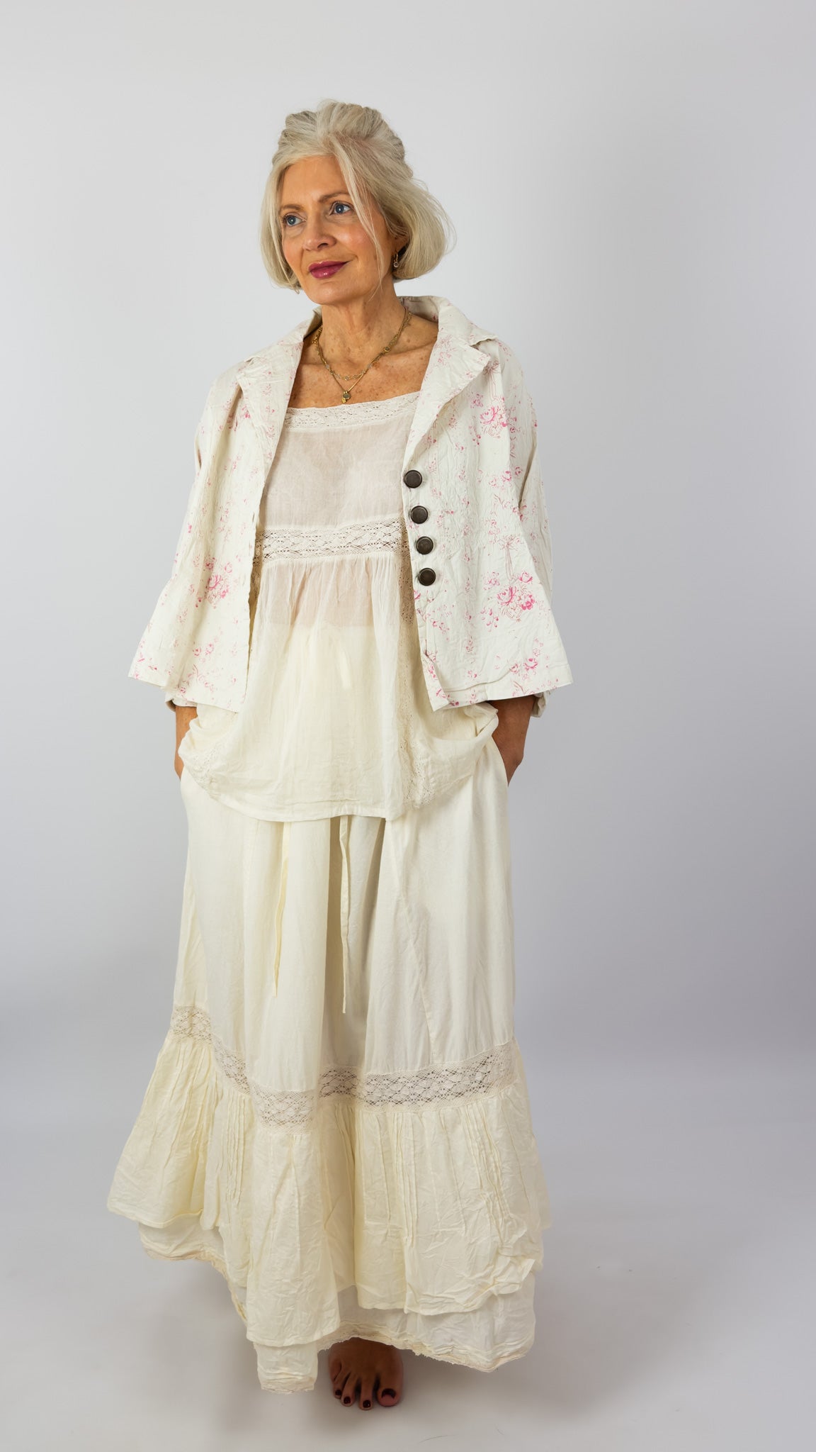 Les Ours Chika Skirt Ecru