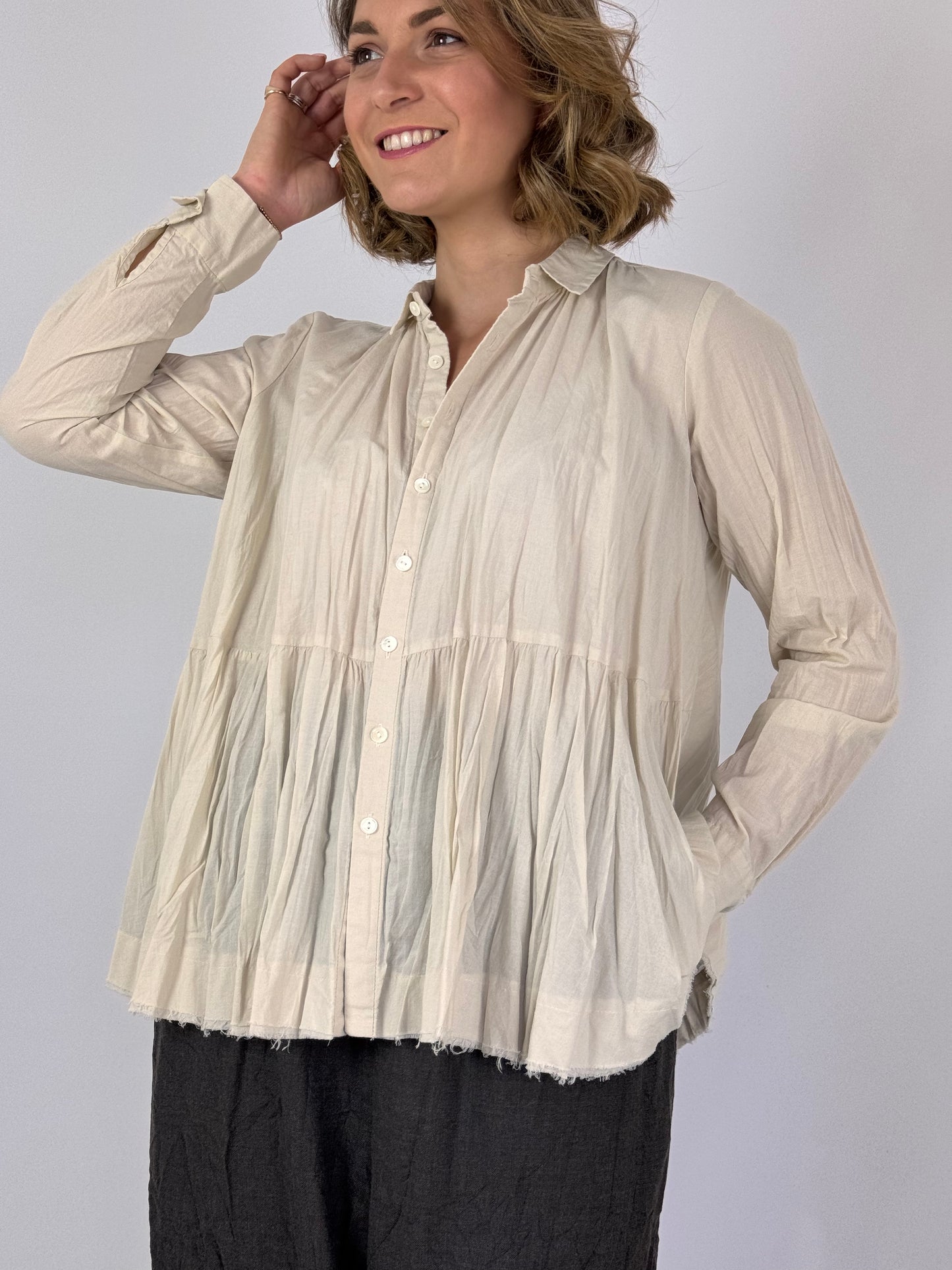 Pas De Calais 6562 Blouse Natural