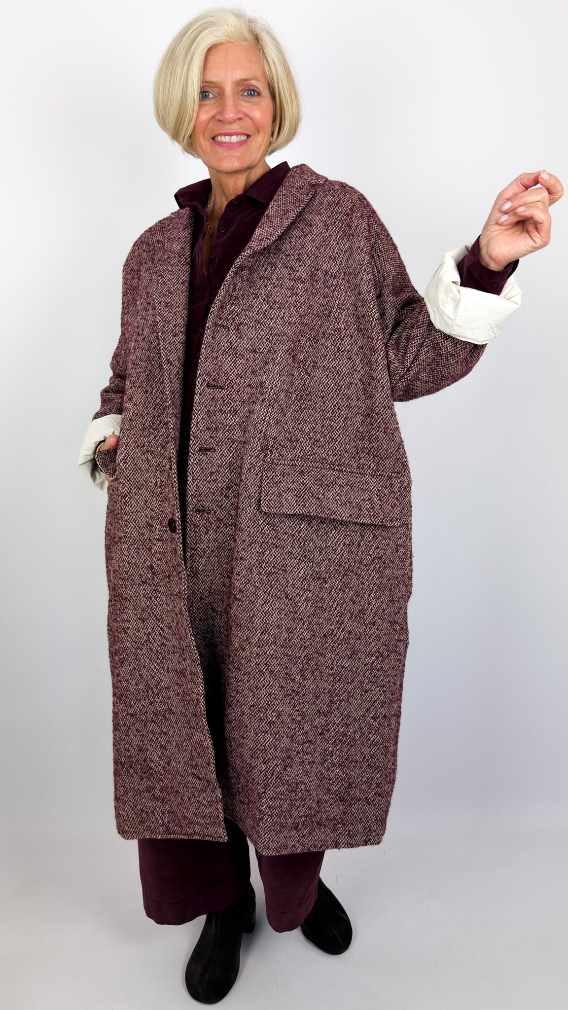 Album Di Famiglia Loose Coat PW Wine