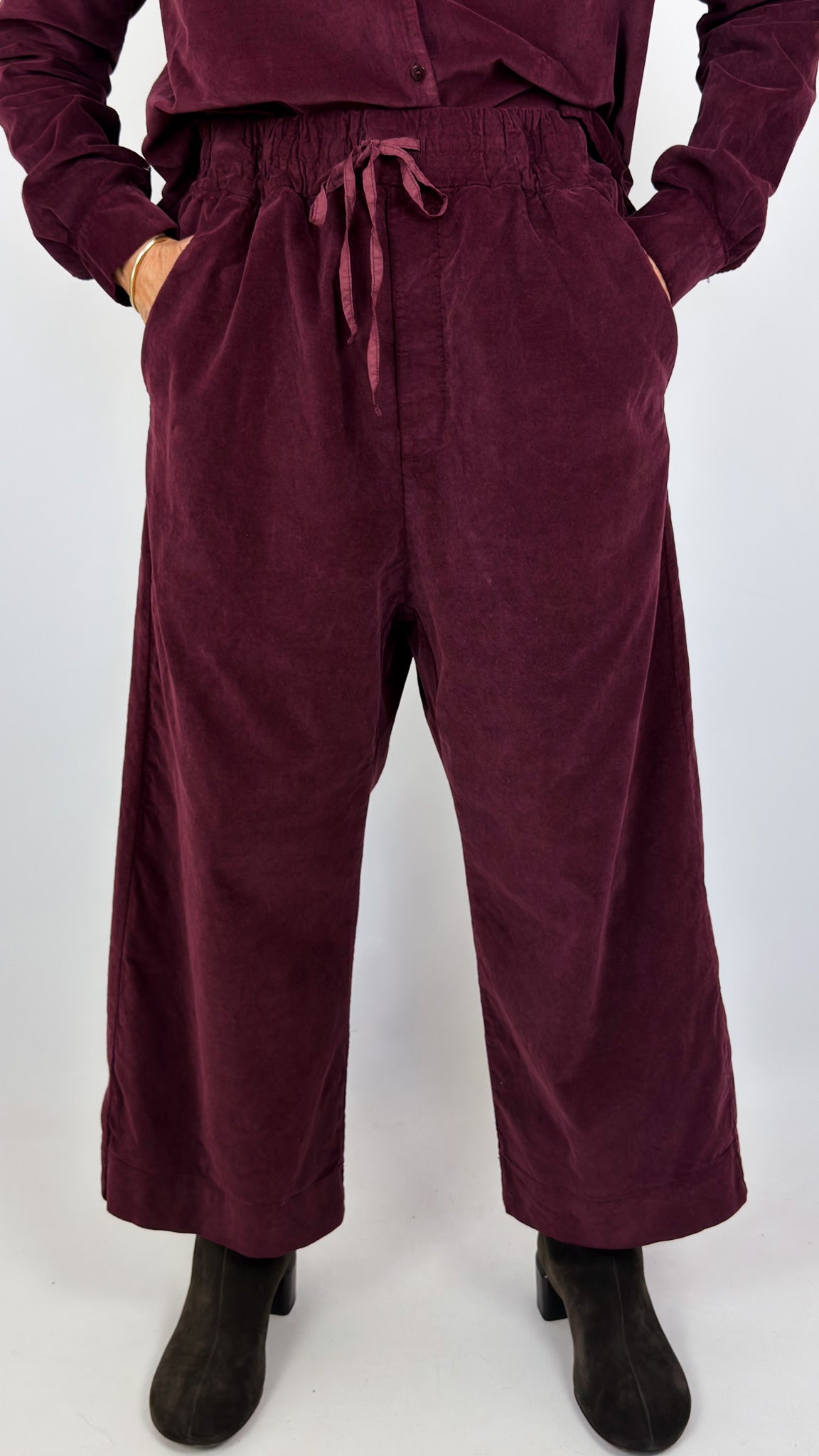 Album Di Famiglia W&S V Trousers Wine