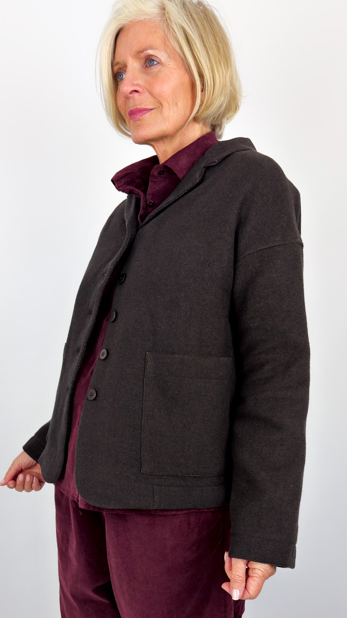Album Di Famiglia SC Soft Blazer Brown