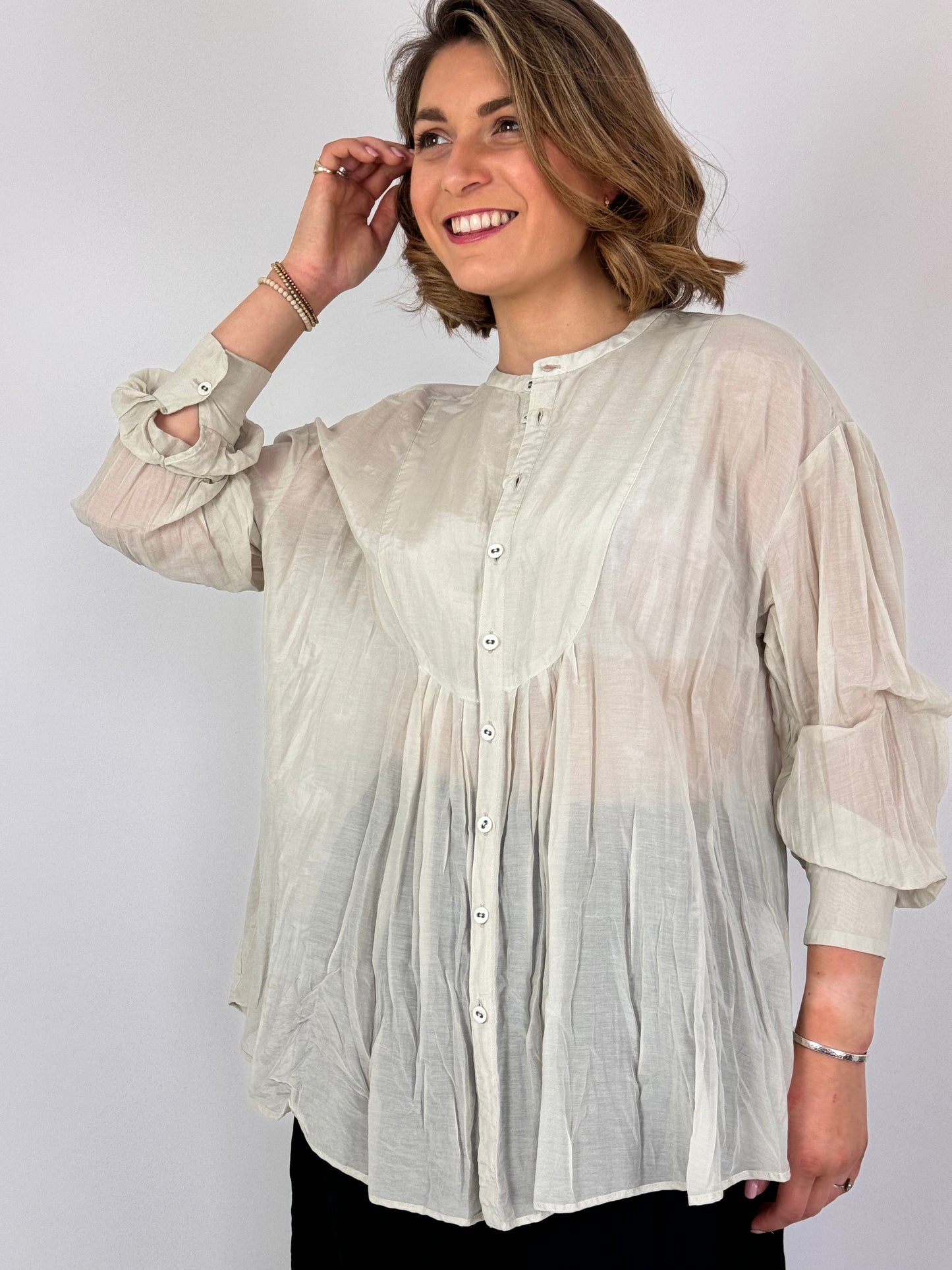 Pas De Calais 6563 Blouse Ivory