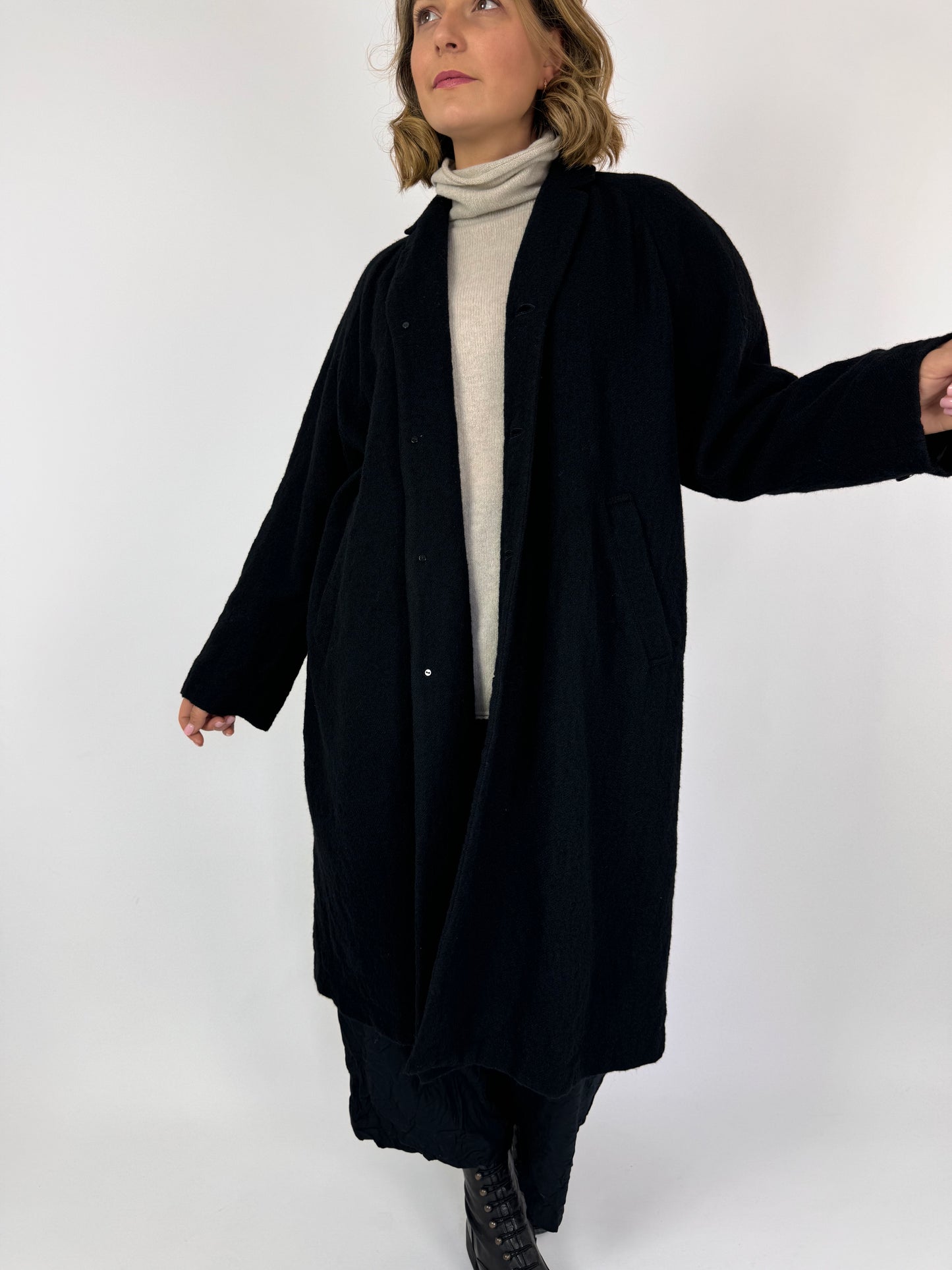 Pas De Calais 9282 Coat Black