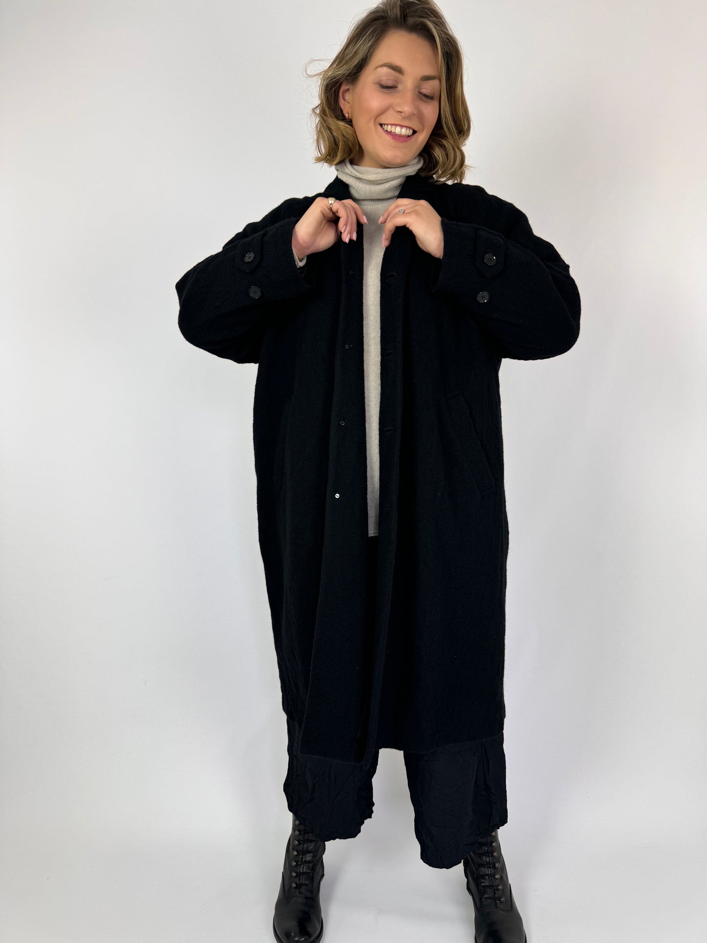 Pas De Calais 9282 Coat Black