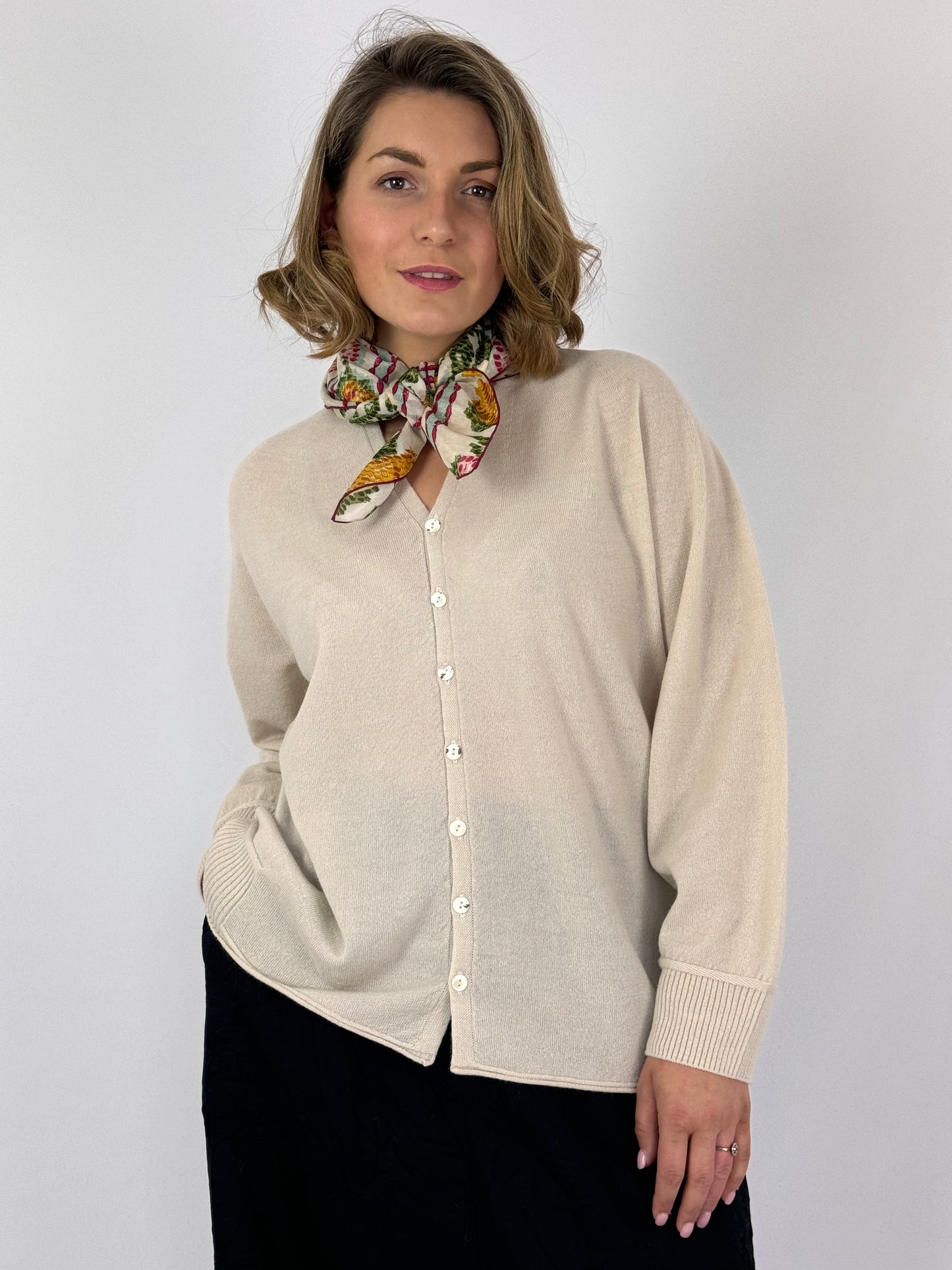 Pas De Calais 2504 Cardigan Ivory