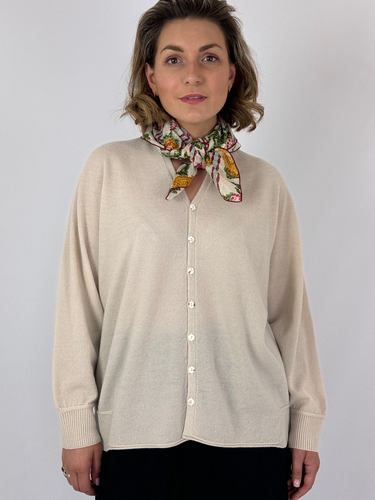 Pas De Calais 2504 Cardigan Ivory