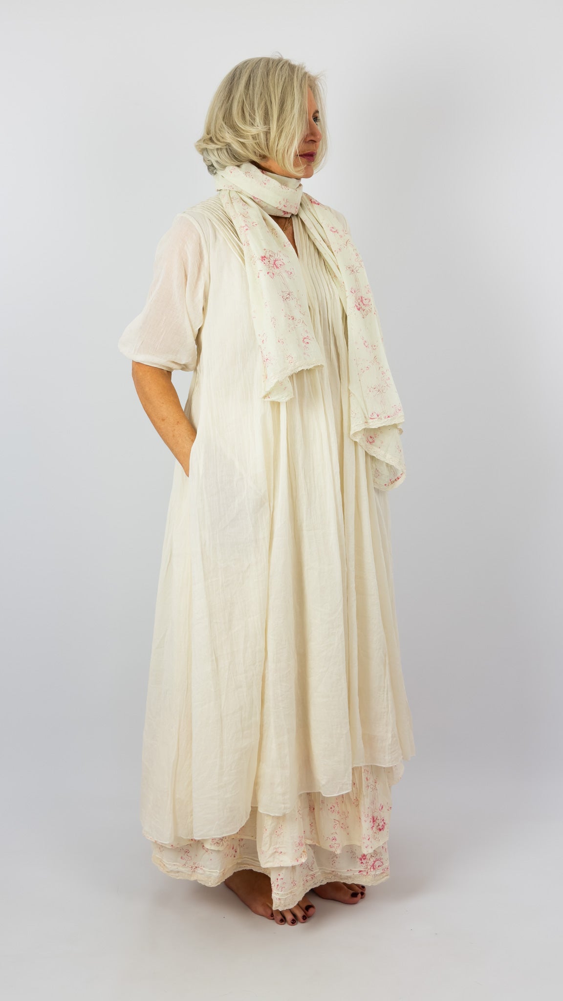 Les Ours Masa Dress Ecru