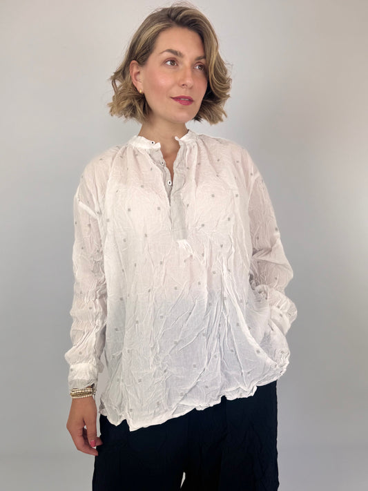 Pas De Calais 6680 Blouse Off White