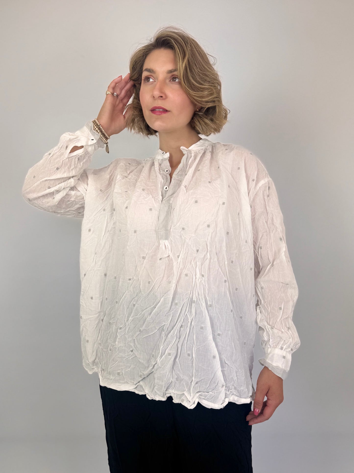 Pas De Calais 6680 Blouse Off White