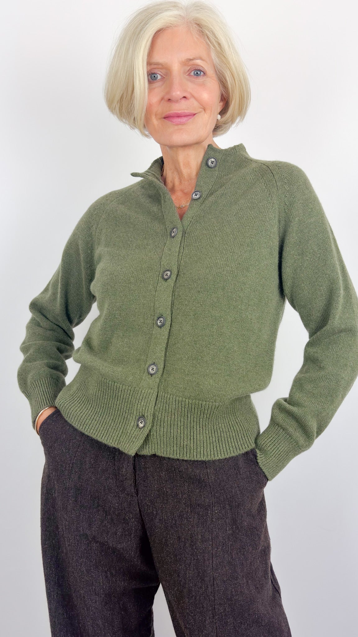 Bergfabel Lara Cardigan Green