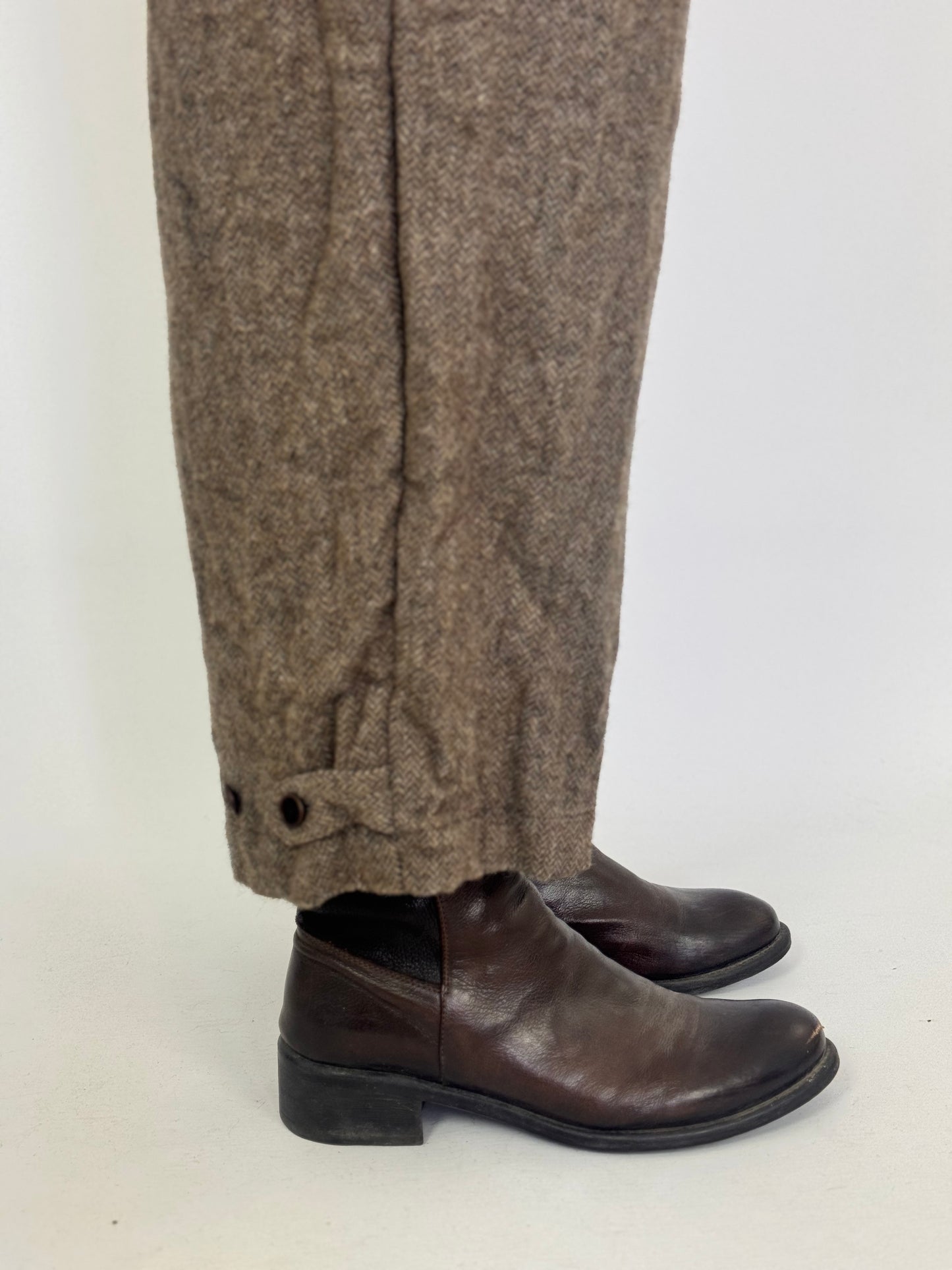 Pas De Calais 8609 Wide Trousers Beige