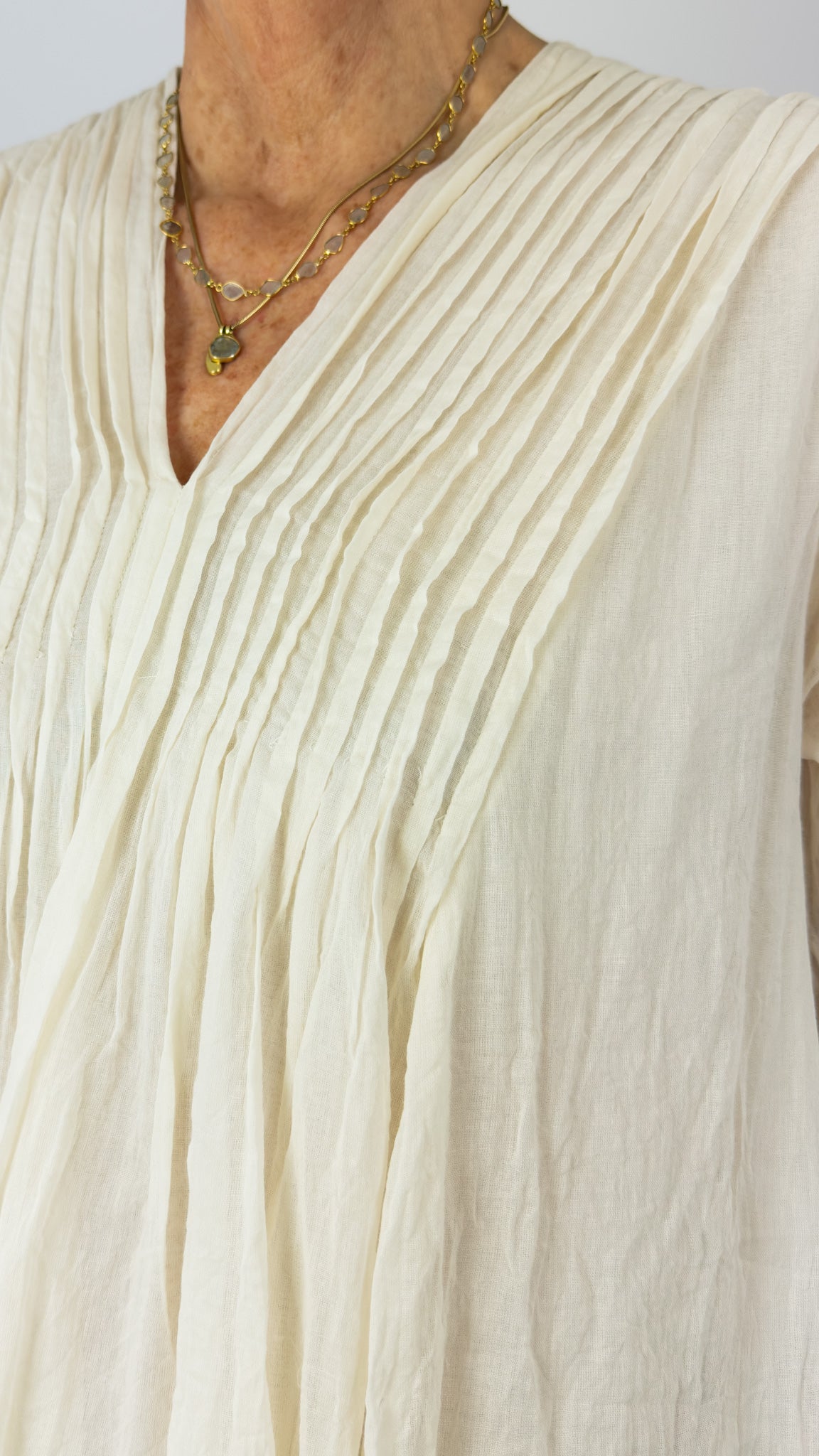 Les Ours Masa Dress Ecru