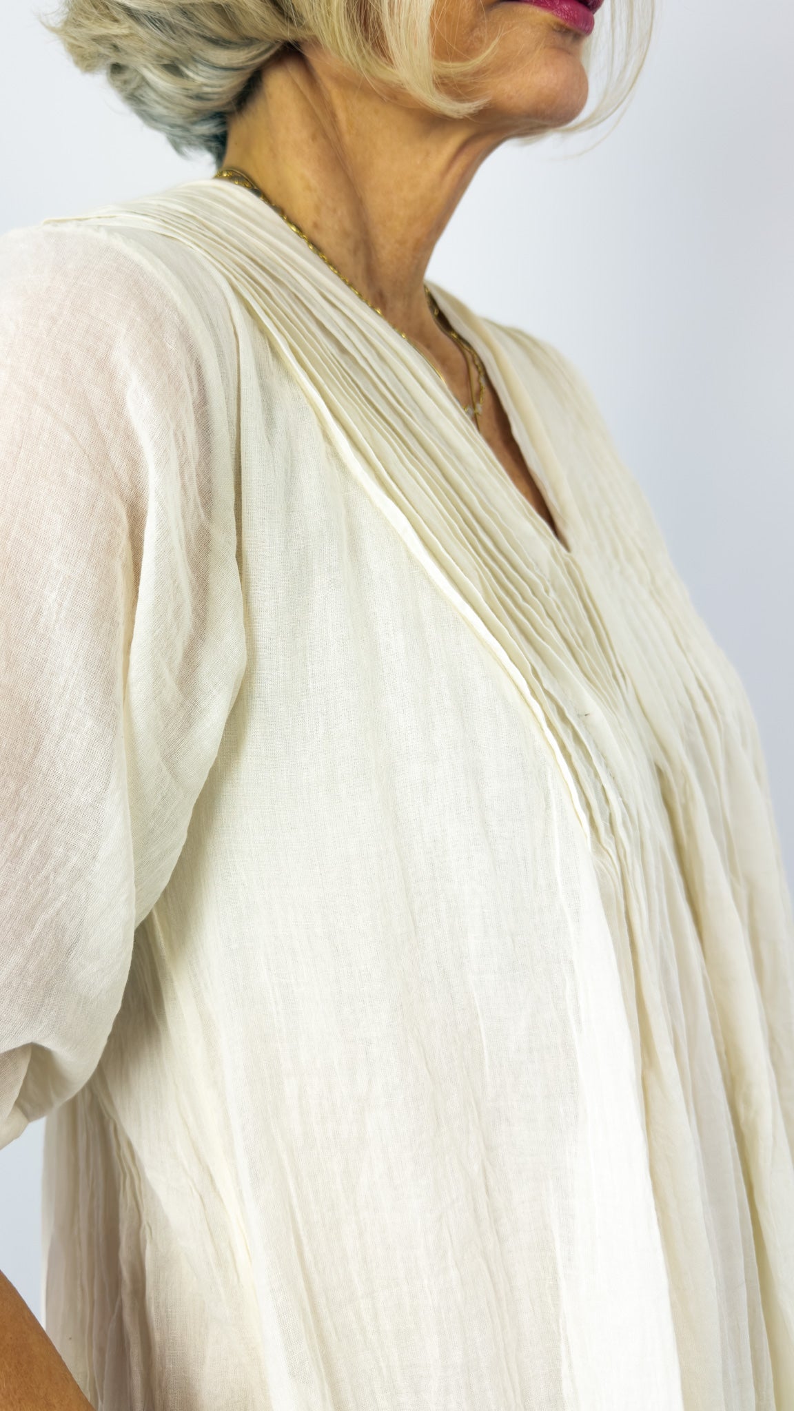 Les Ours Masa Dress Ecru