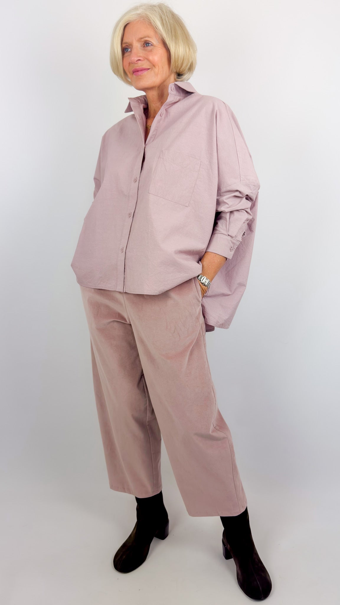 Frida Zazou Fosco Trousers Porcellana