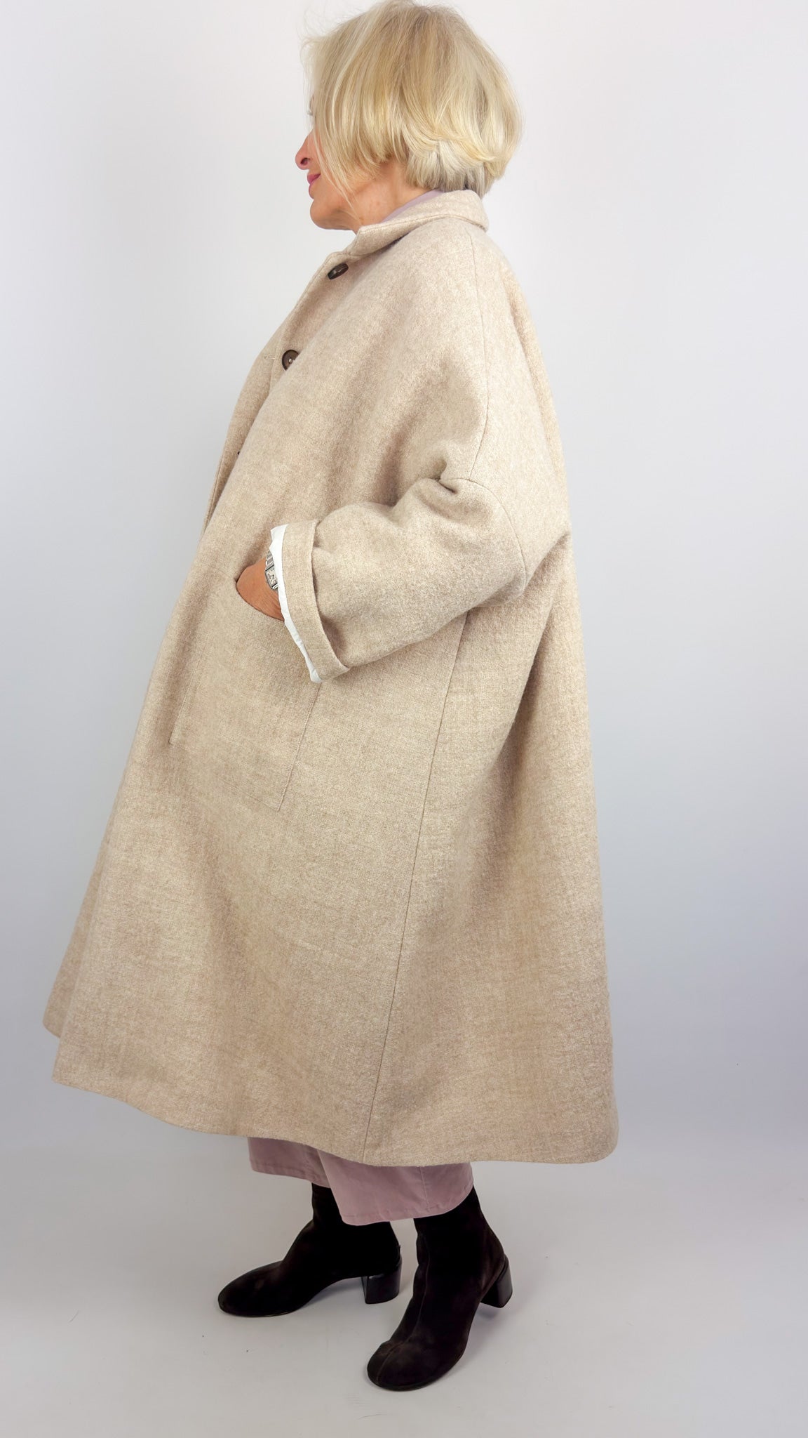 Frida Zazou Cara Coat Noce