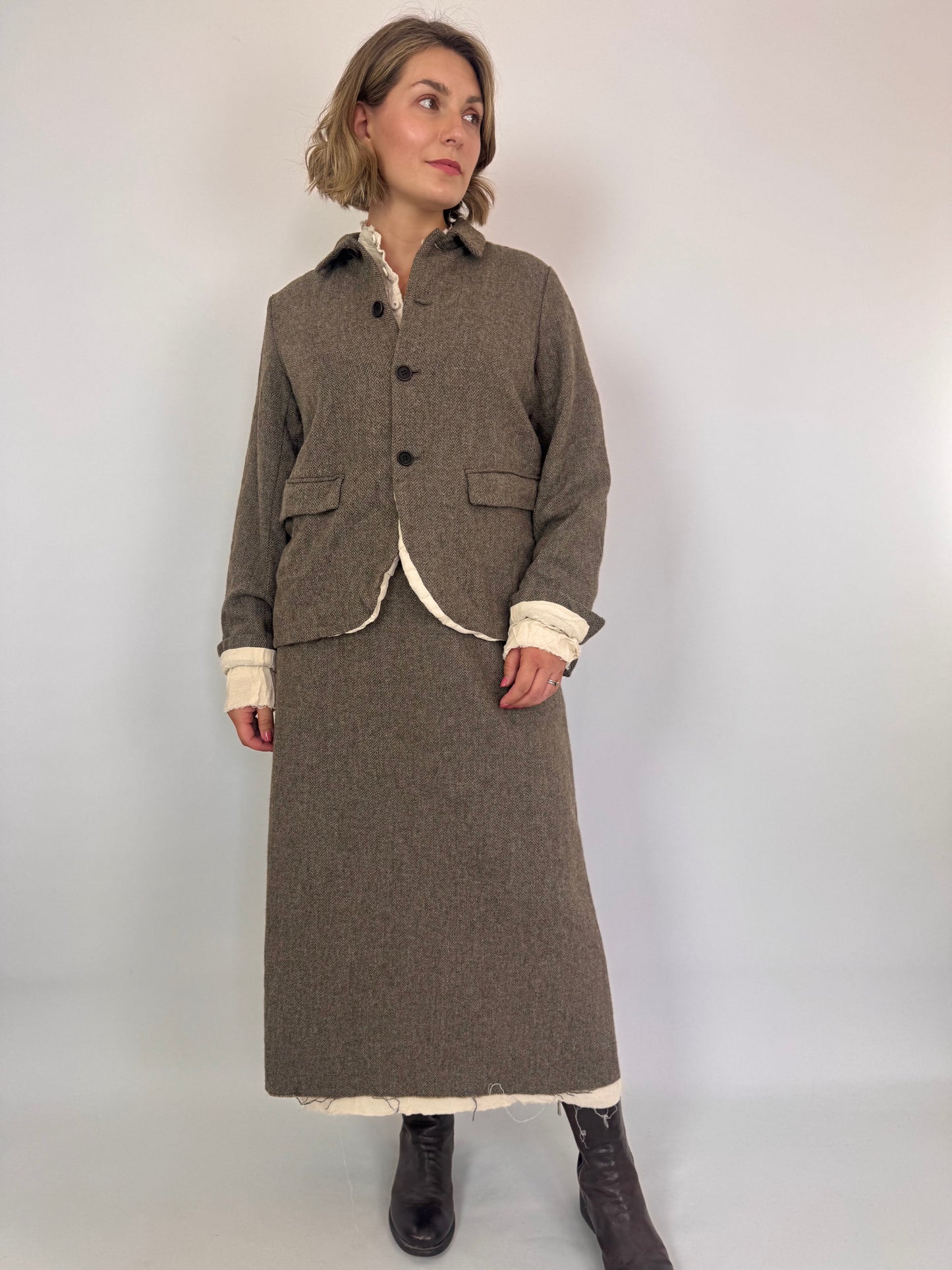 Pas De Calais 7382 Skirt Beige