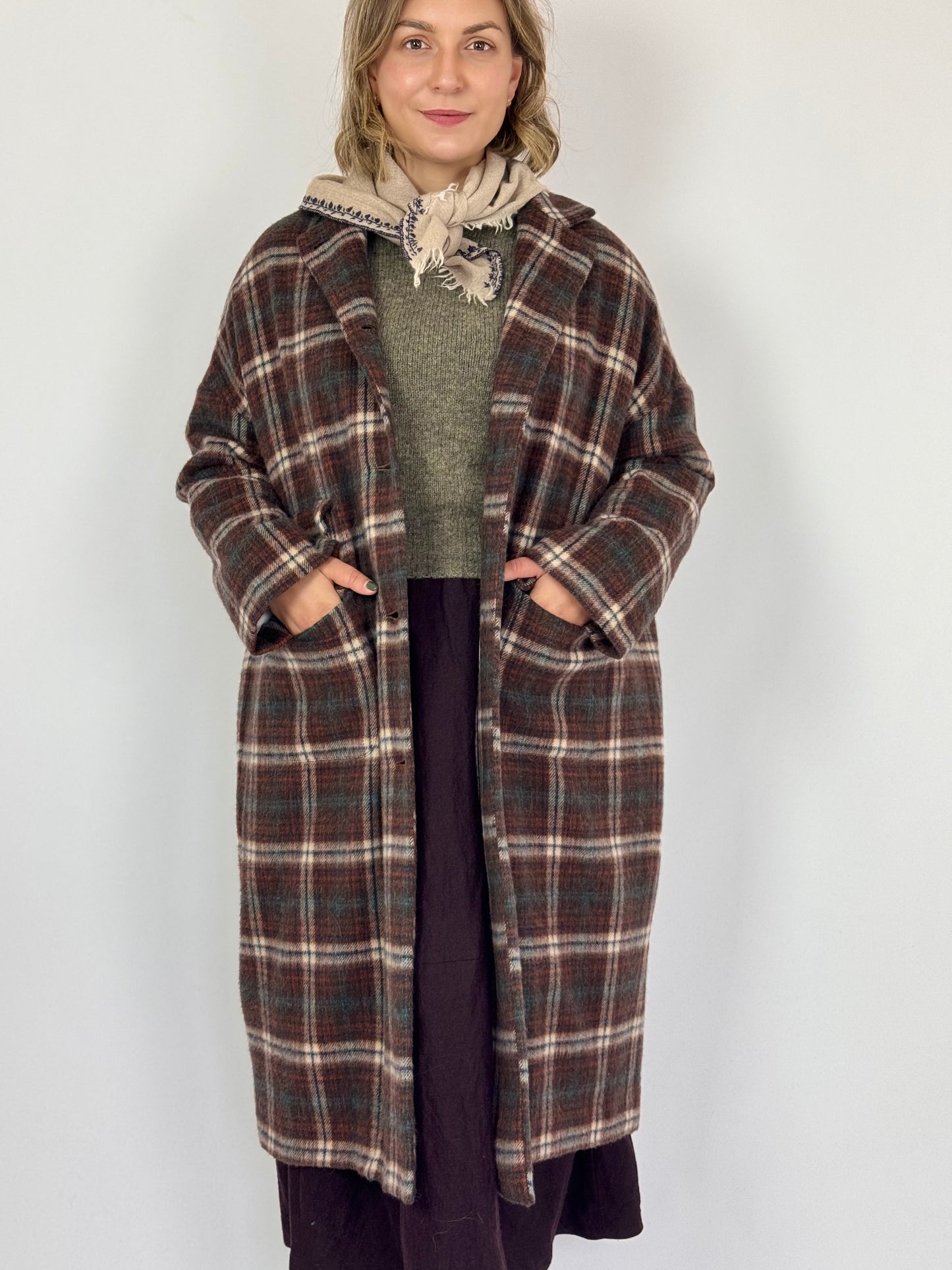Minina Carol Coat Brown