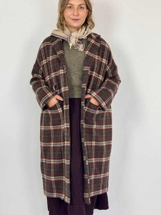 Minina Carol Coat Brown