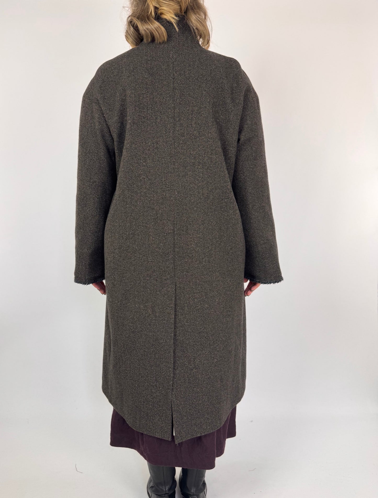 Minina Tosca Coat Herringbone
