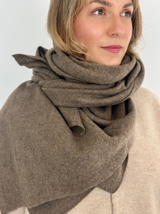 Pas De Calais 0603 Scarf Brown