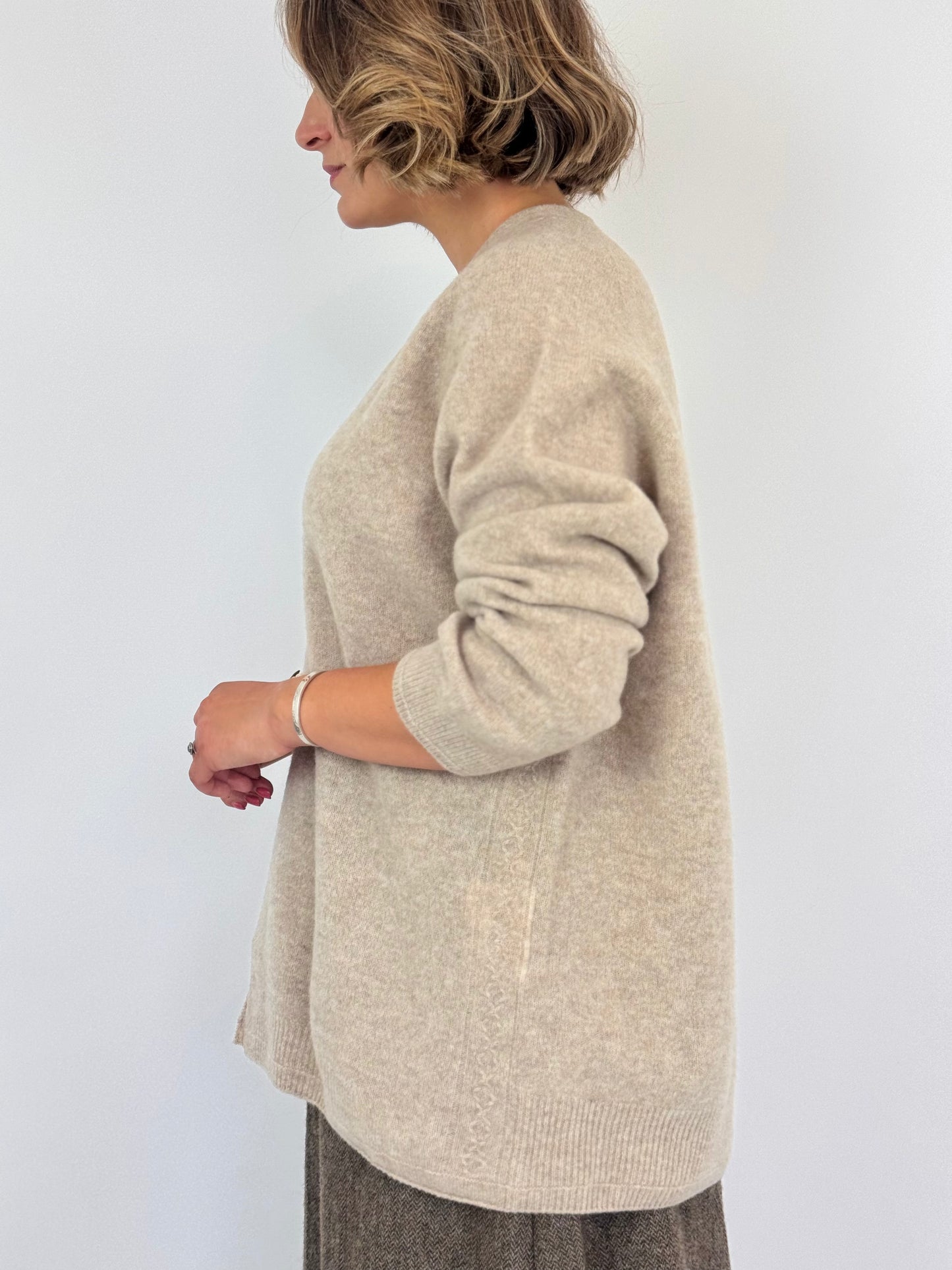 Pas De Calais 2602 Cardigan Beige