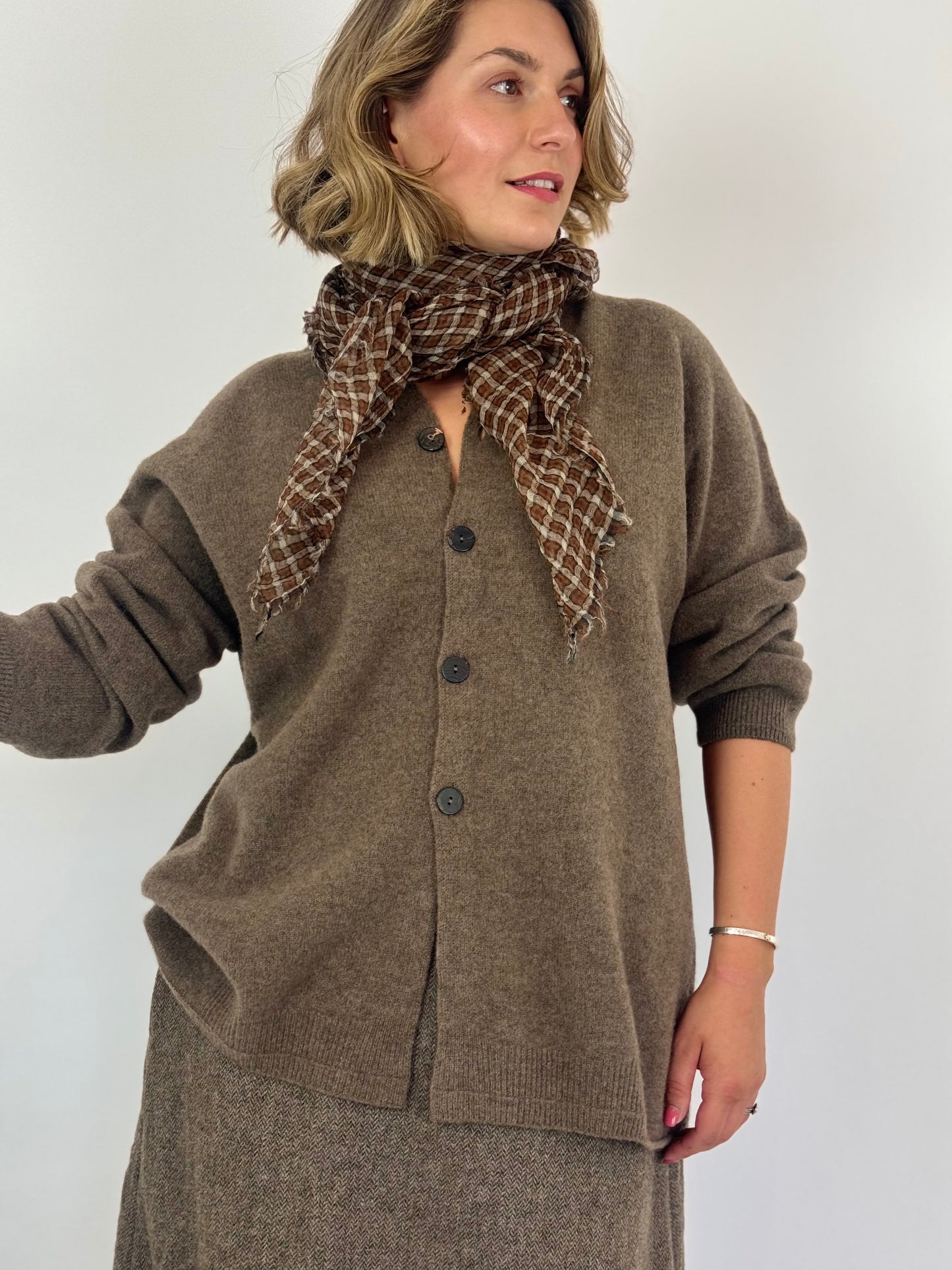 Pas De Calais 2602 Cardigan Brown