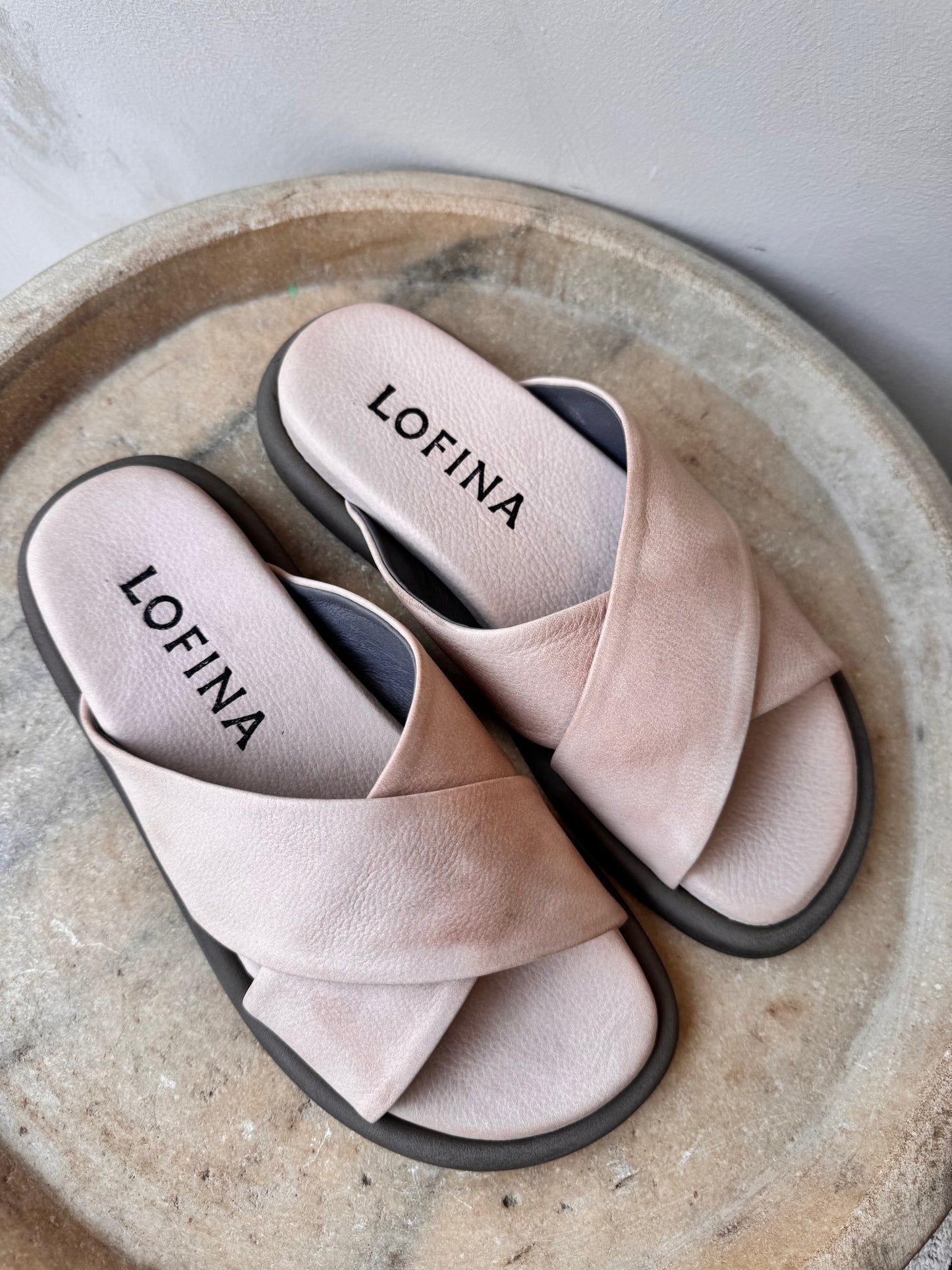 Lofina 9300 Sandals Silver Pink