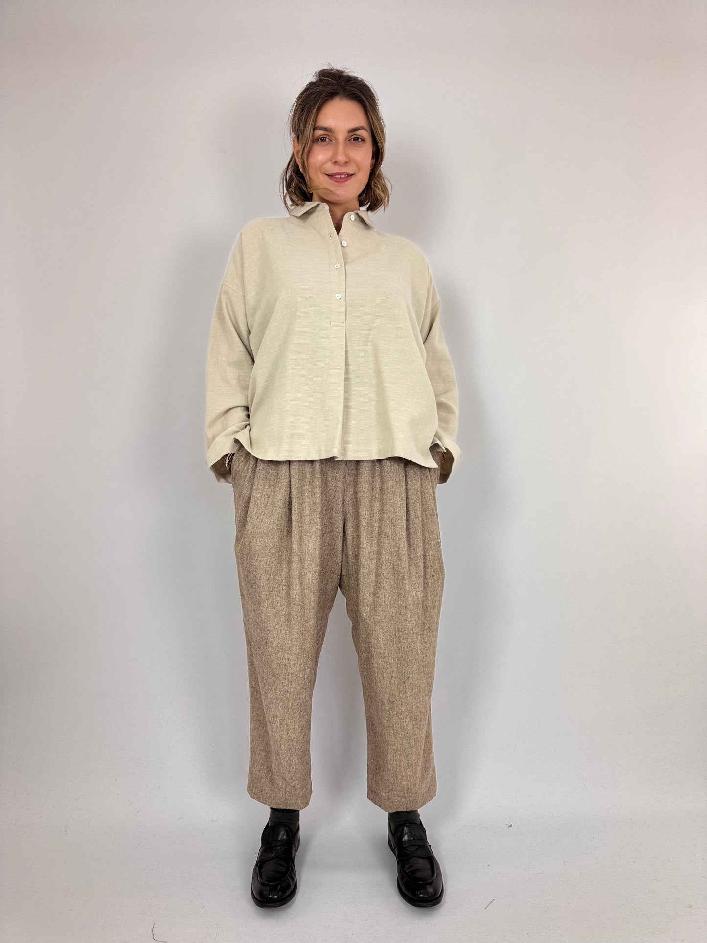 Muku C1383 Shirt Ivory