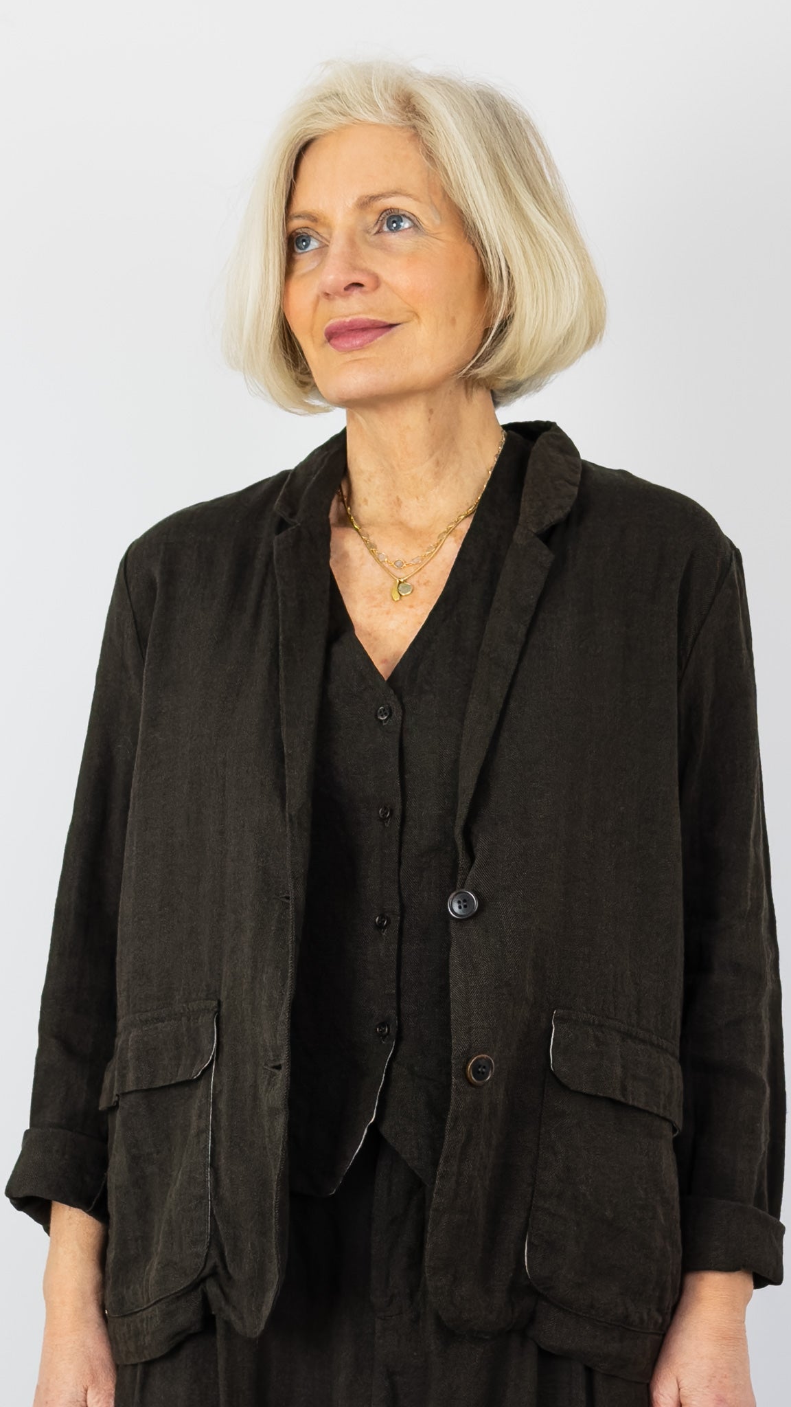 Elsa Esturgie Pluie Jacket Brown