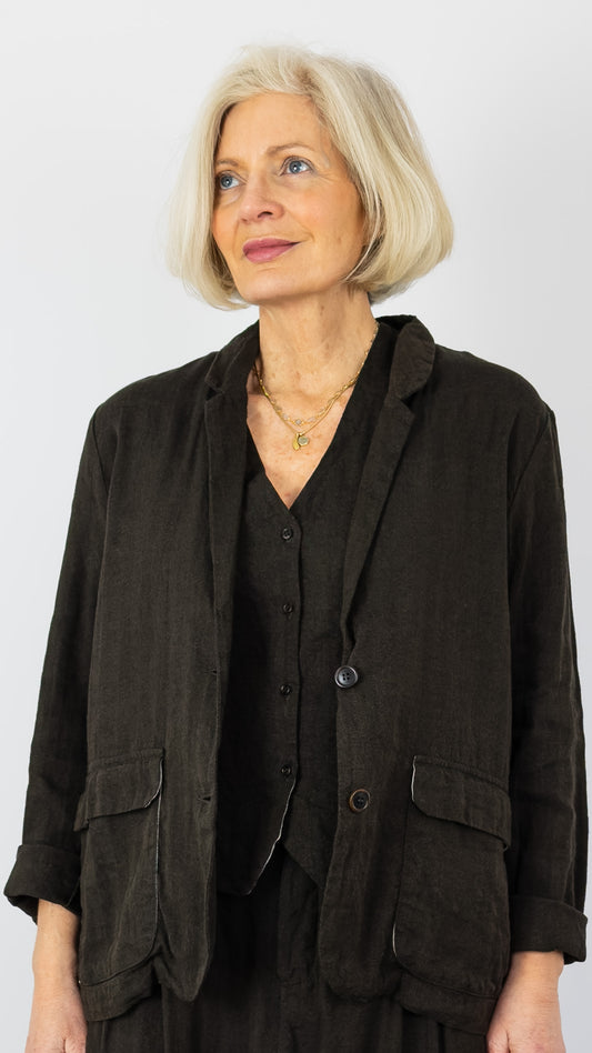 Elsa Esturgie Pluie Jacket Brown