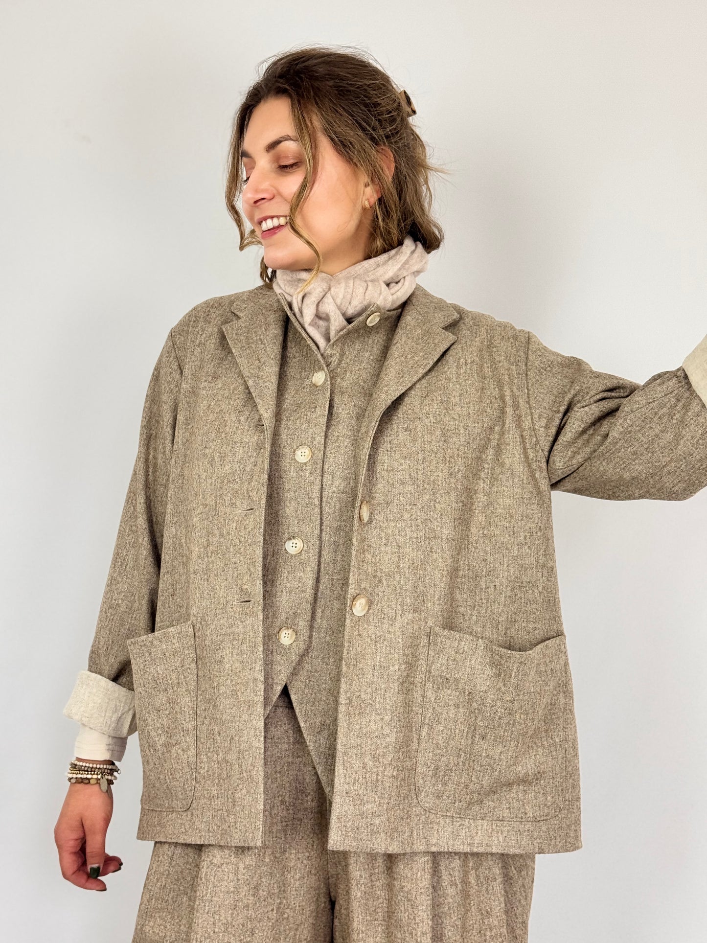 Muku C1379 Jacket Beige