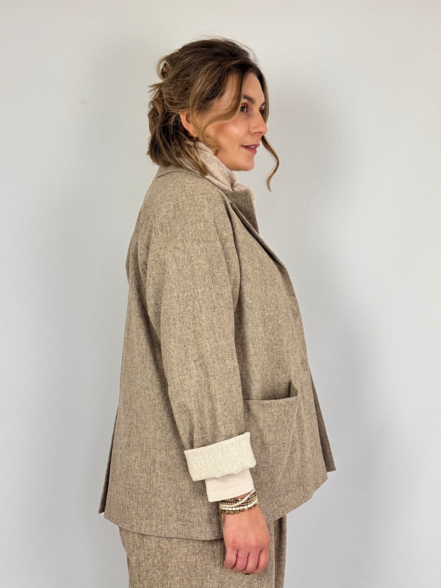 Muku C1379 Jacket Beige