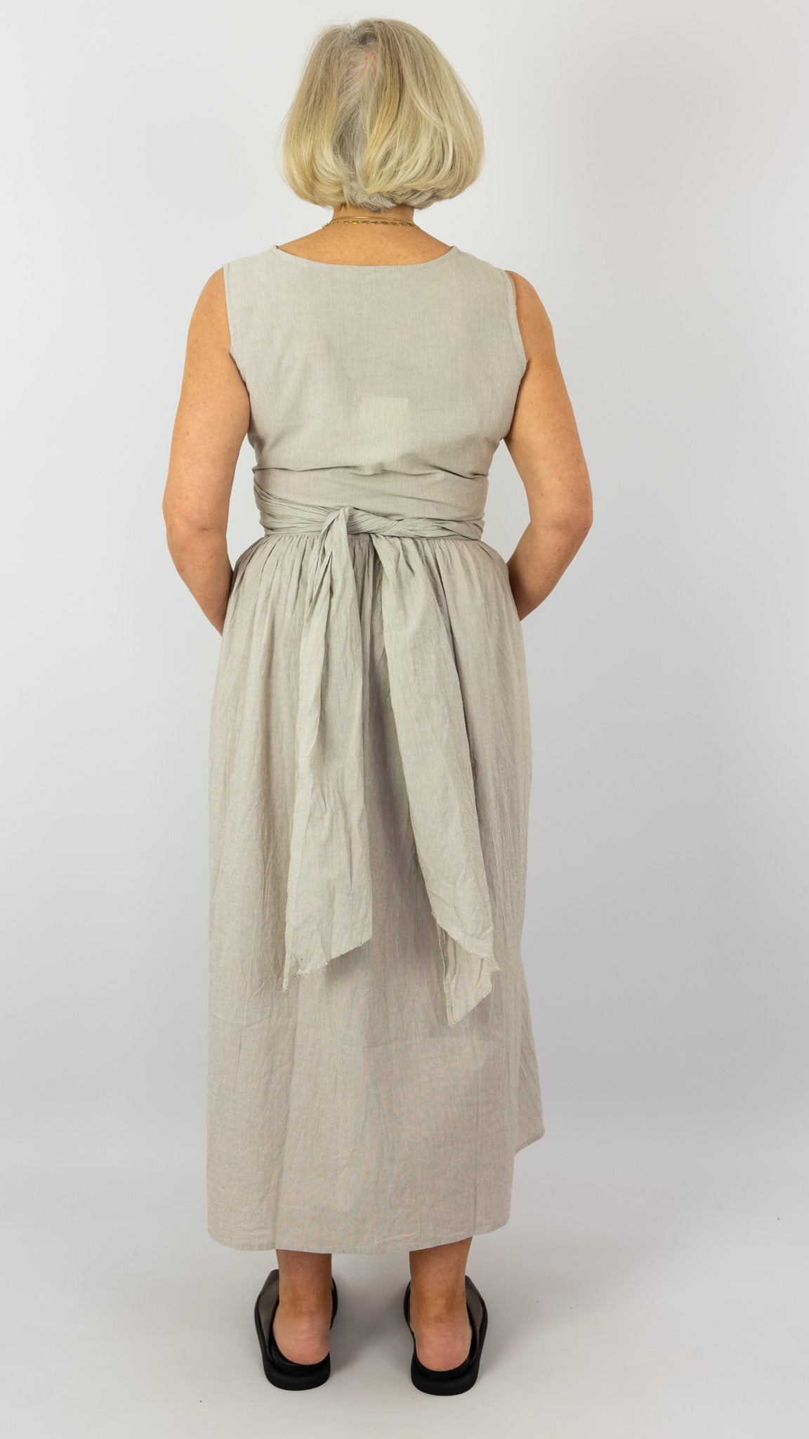 Elsa Esturgie Pampille Dress Beige