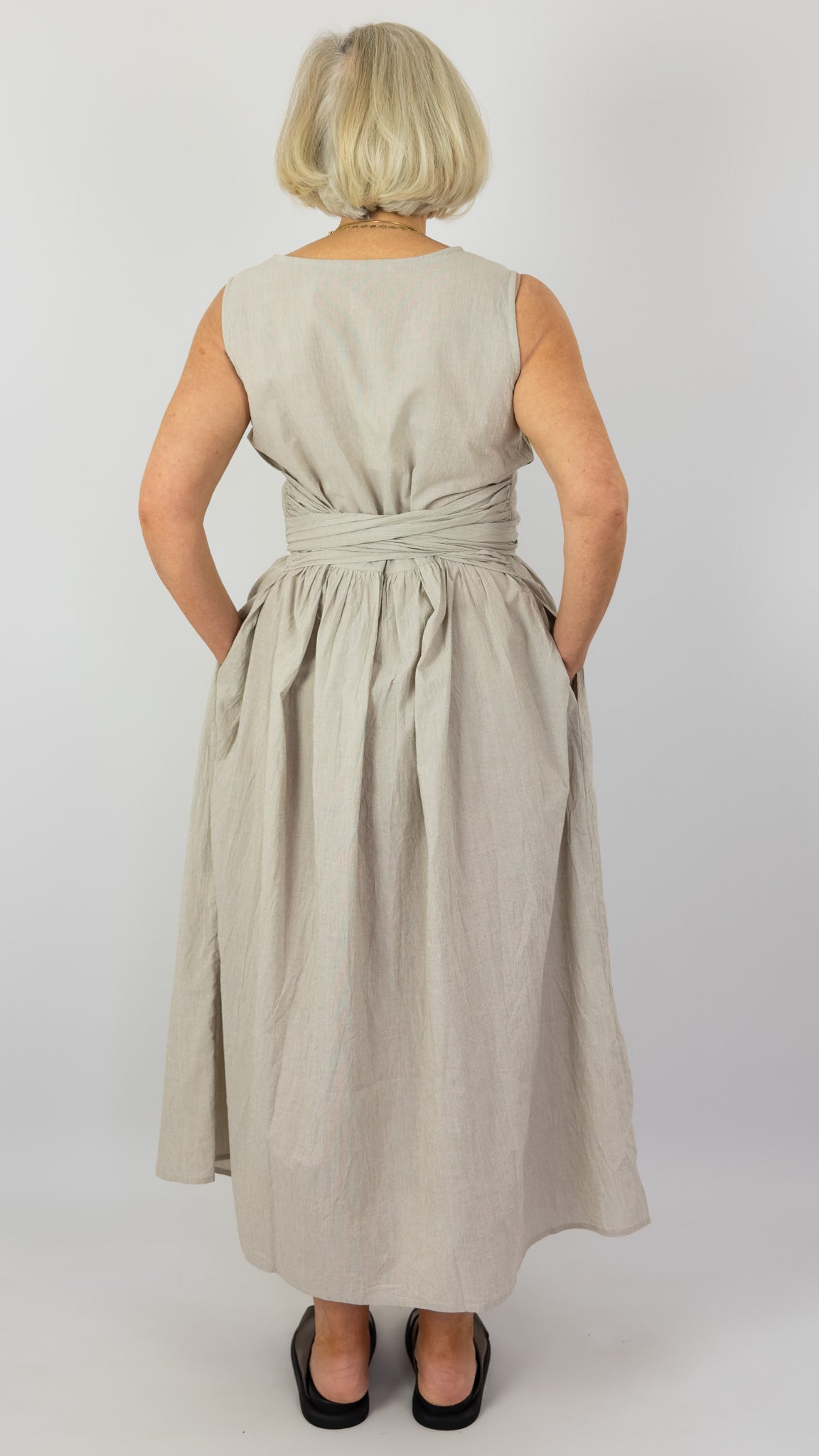 Elsa Esturgie Pampille Dress Beige