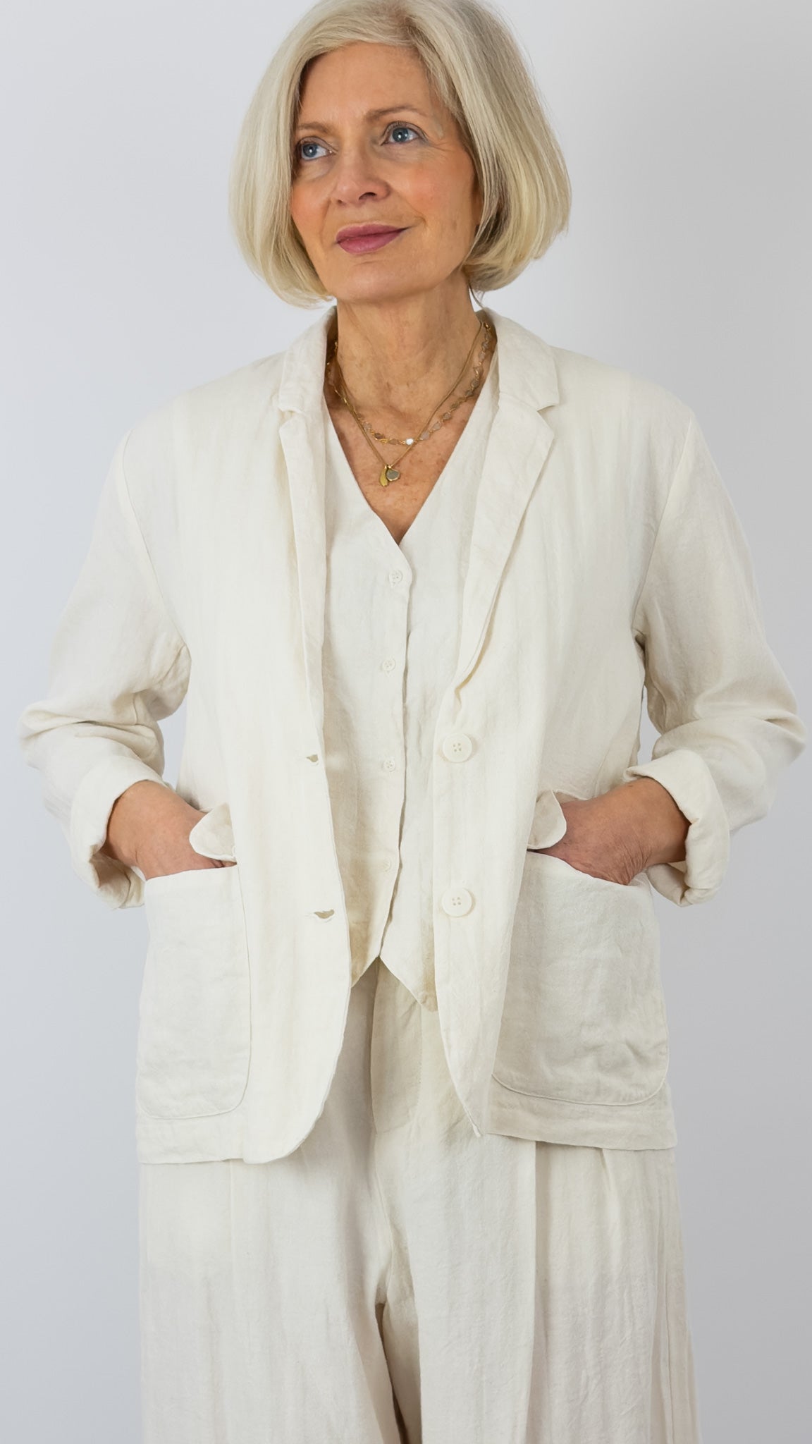 Elsa Esturgie Pluie Jacket Ecru